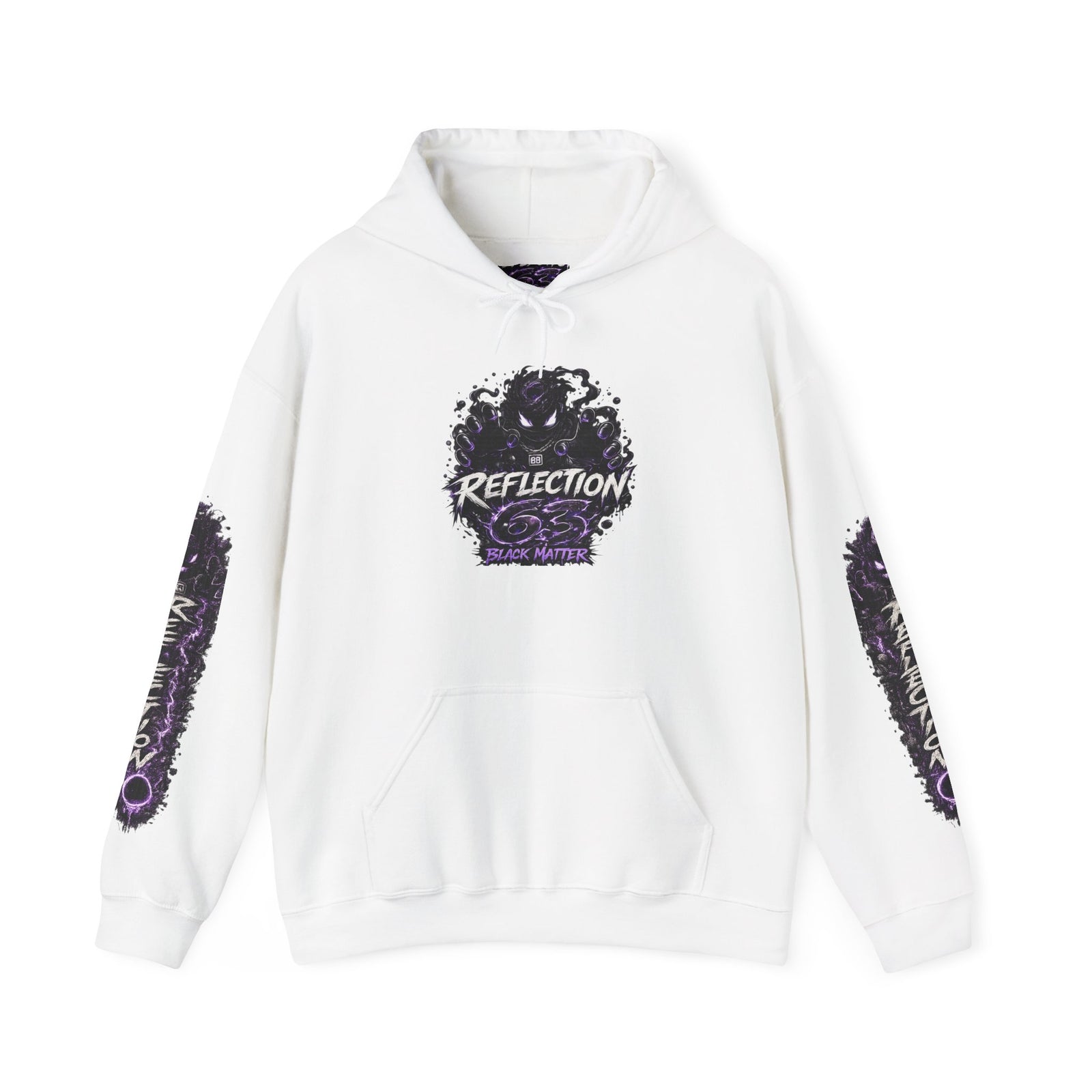 Reflection 63 Black Matter Hoodie — Graphic Cosmic Pullover
