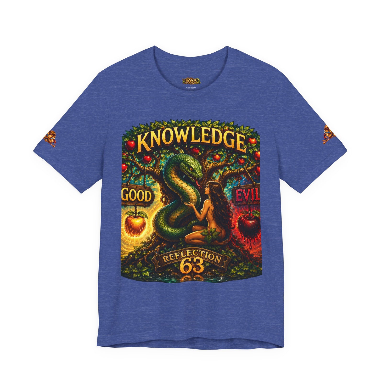 Knowledge Snake Tee — 'Knowledge: Good vs Evil' Graphic T-Shirt