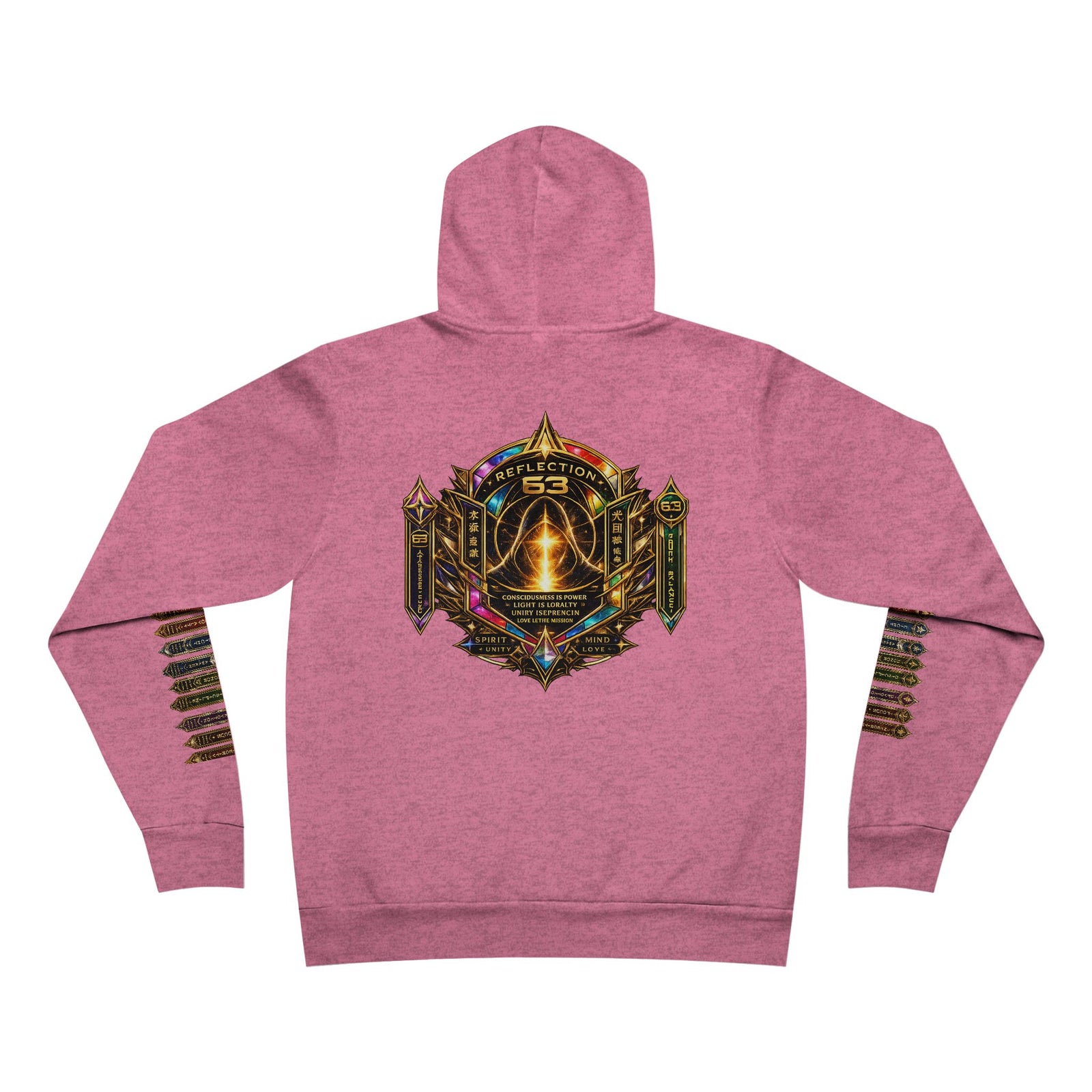Letterman Jacket — Retro 'Love Reflection 63' Snake Heart Embroidered Design