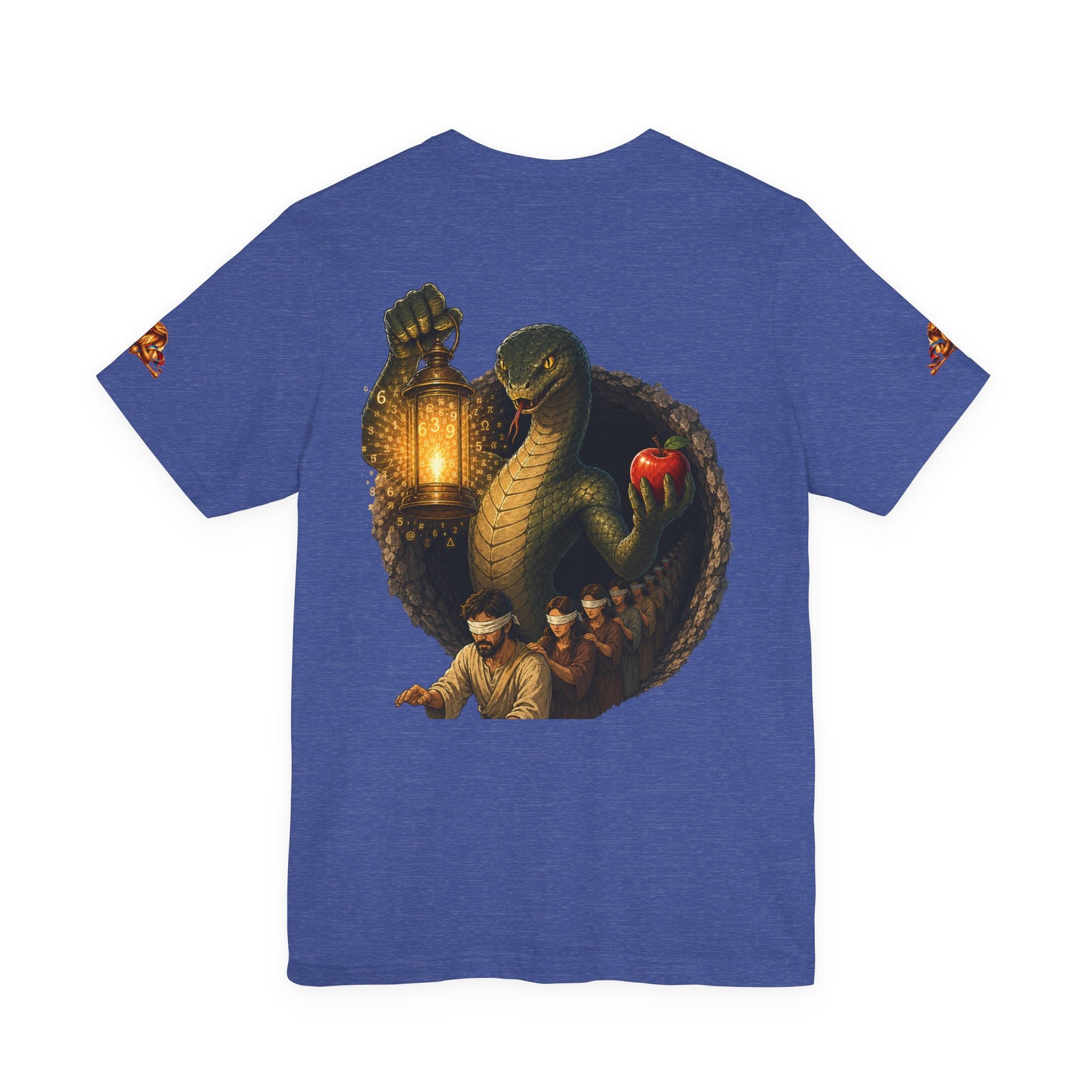 Knowledge Snake Tee — 'Knowledge: Good vs Evil' Graphic T-Shirt