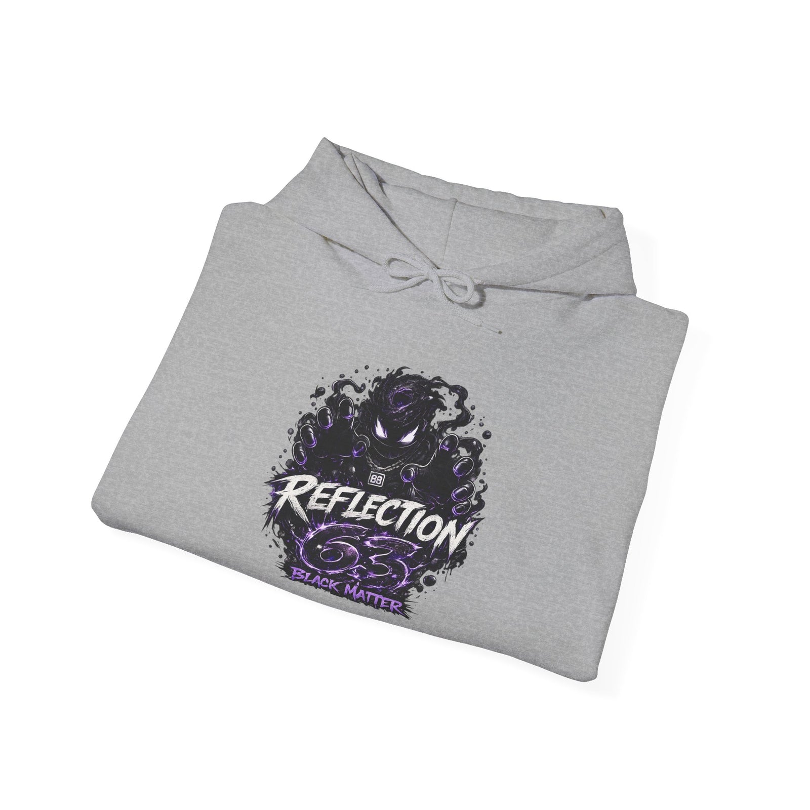 Reflection 63 Black Matter Hoodie — Graphic Cosmic Pullover