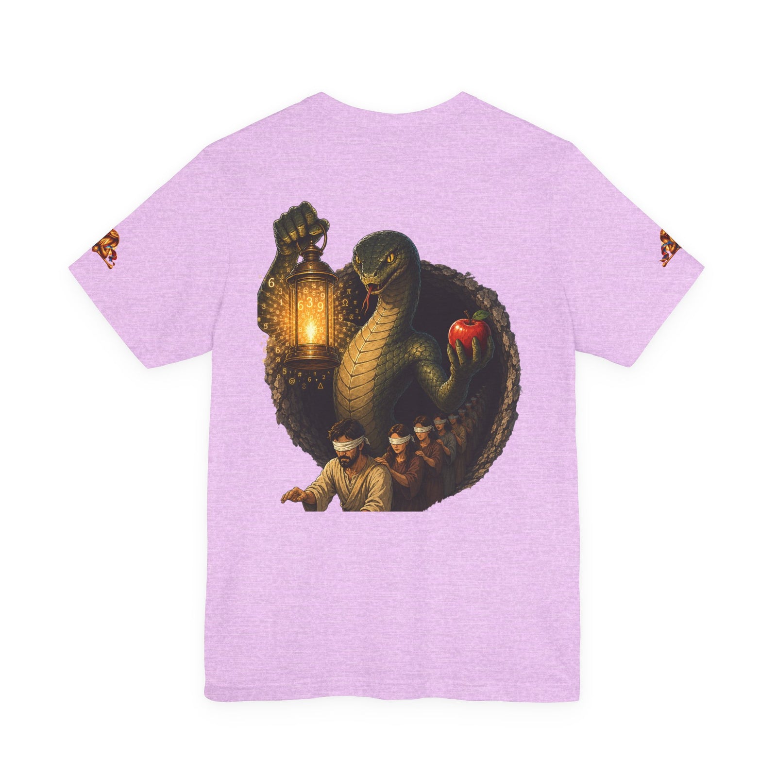 Knowledge Snake Tee — 'Knowledge: Good vs Evil' Graphic T-Shirt