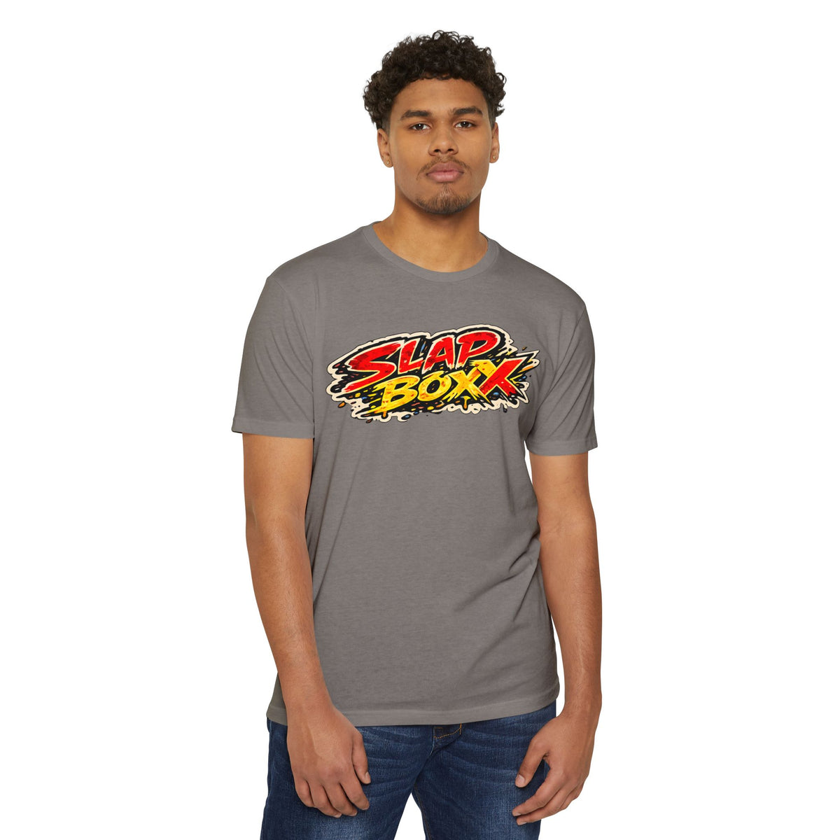Slapboxx Graphic T-Shirt — 'Reflection 63' Retro Street Art Tee