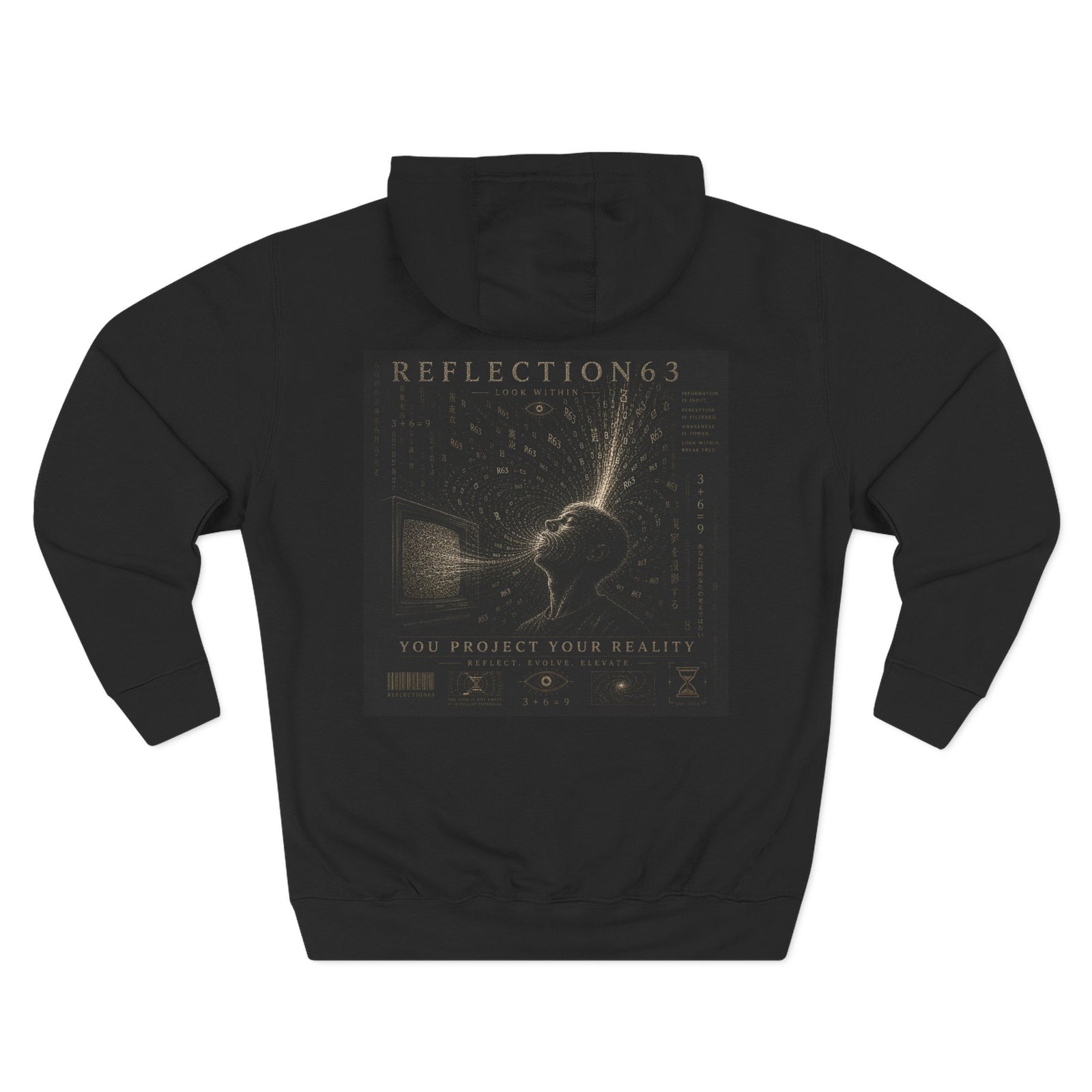 Reflection63 Album Art Hoodie — 'Reflection63: You Project Your Reality' Pullover