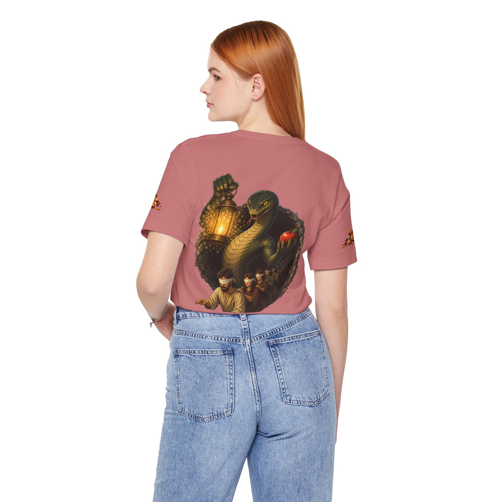 Knowledge Snake Tee — 'Knowledge: Good vs Evil' Graphic T-Shirt