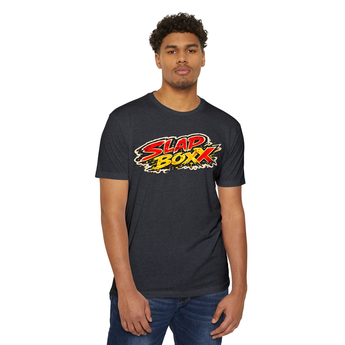 Slapboxx Graphic T-Shirt — 'Reflection 63' Retro Street Art Tee