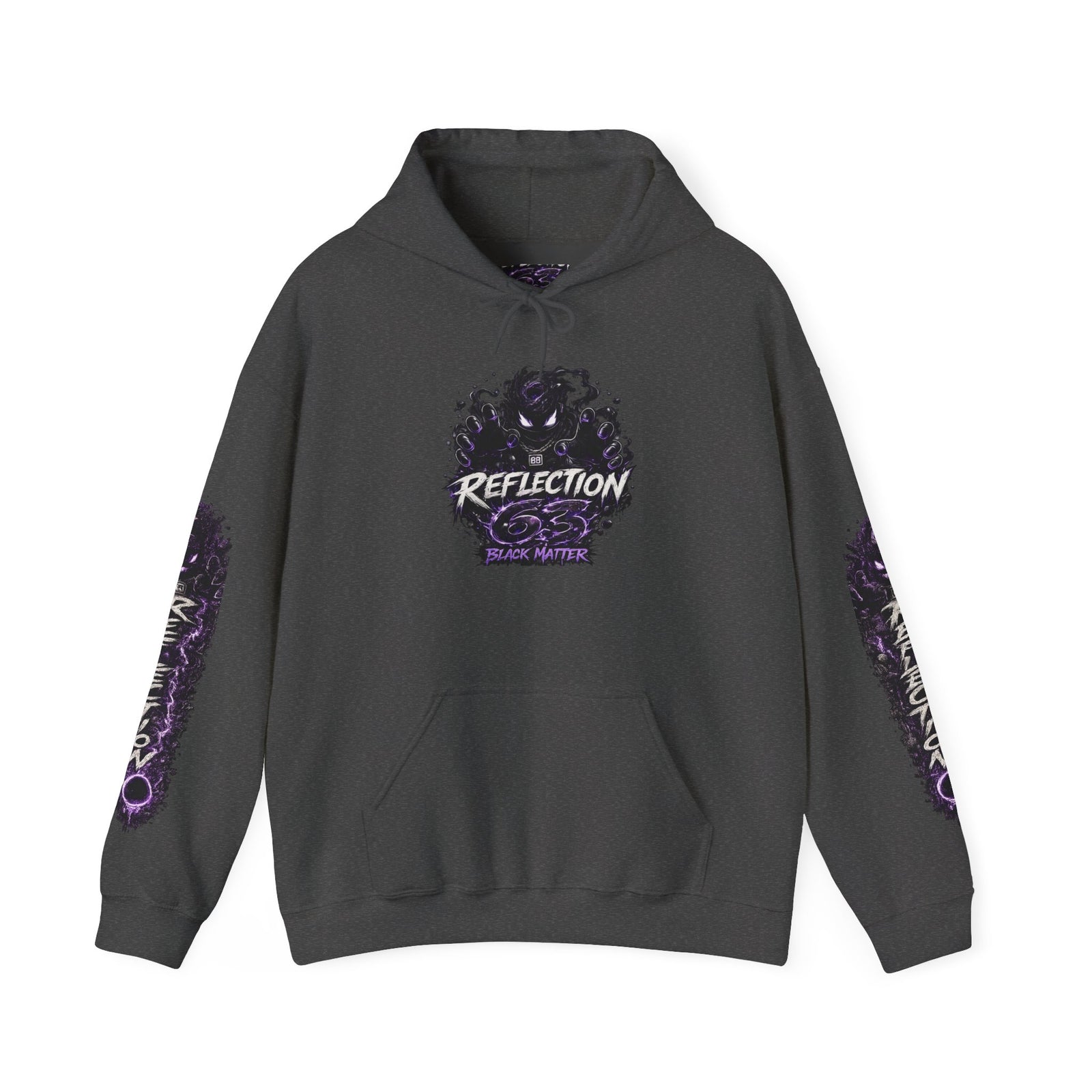 Reflection 63 Black Matter Hoodie — Graphic Cosmic Pullover