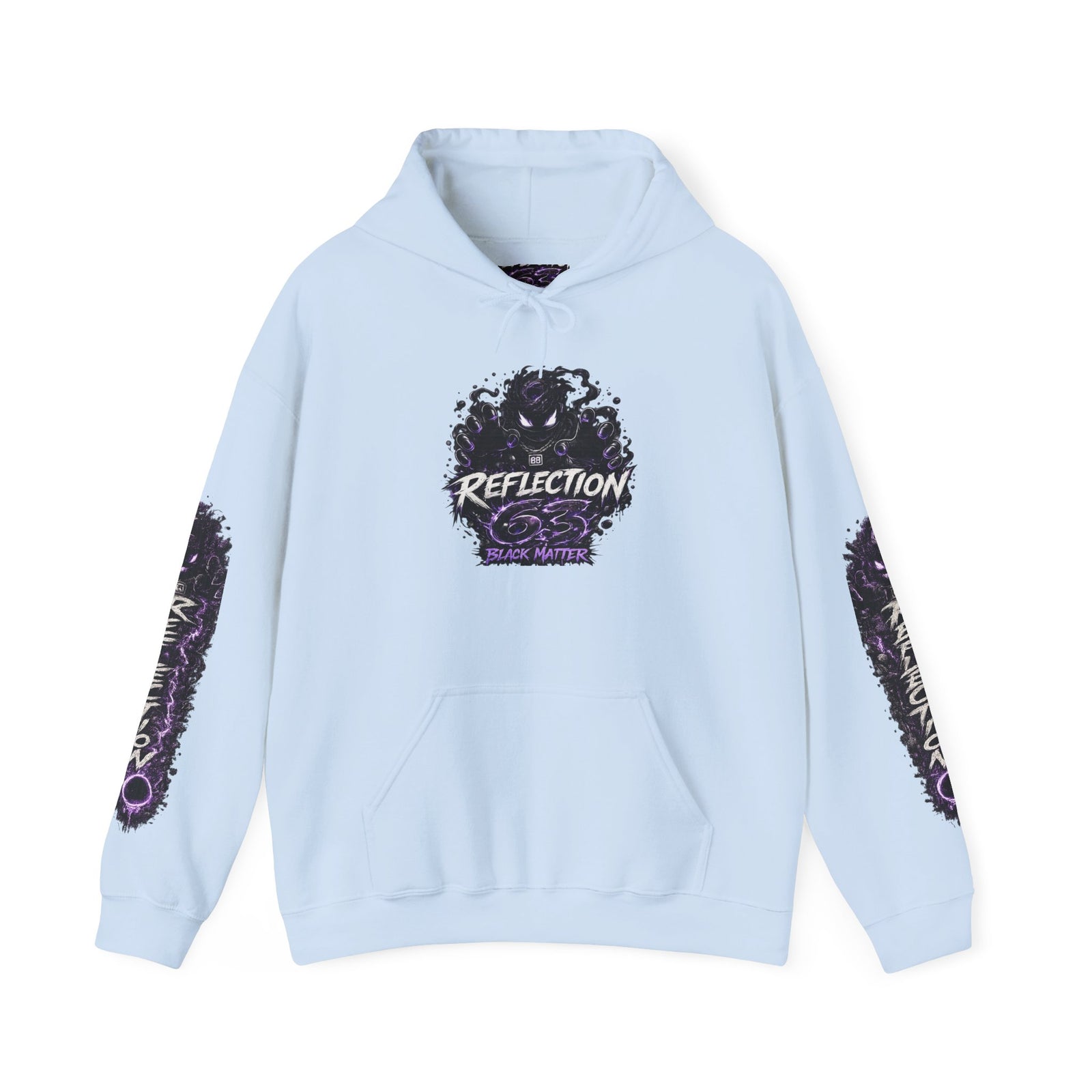 Reflection 63 Black Matter Hoodie — Graphic Cosmic Pullover