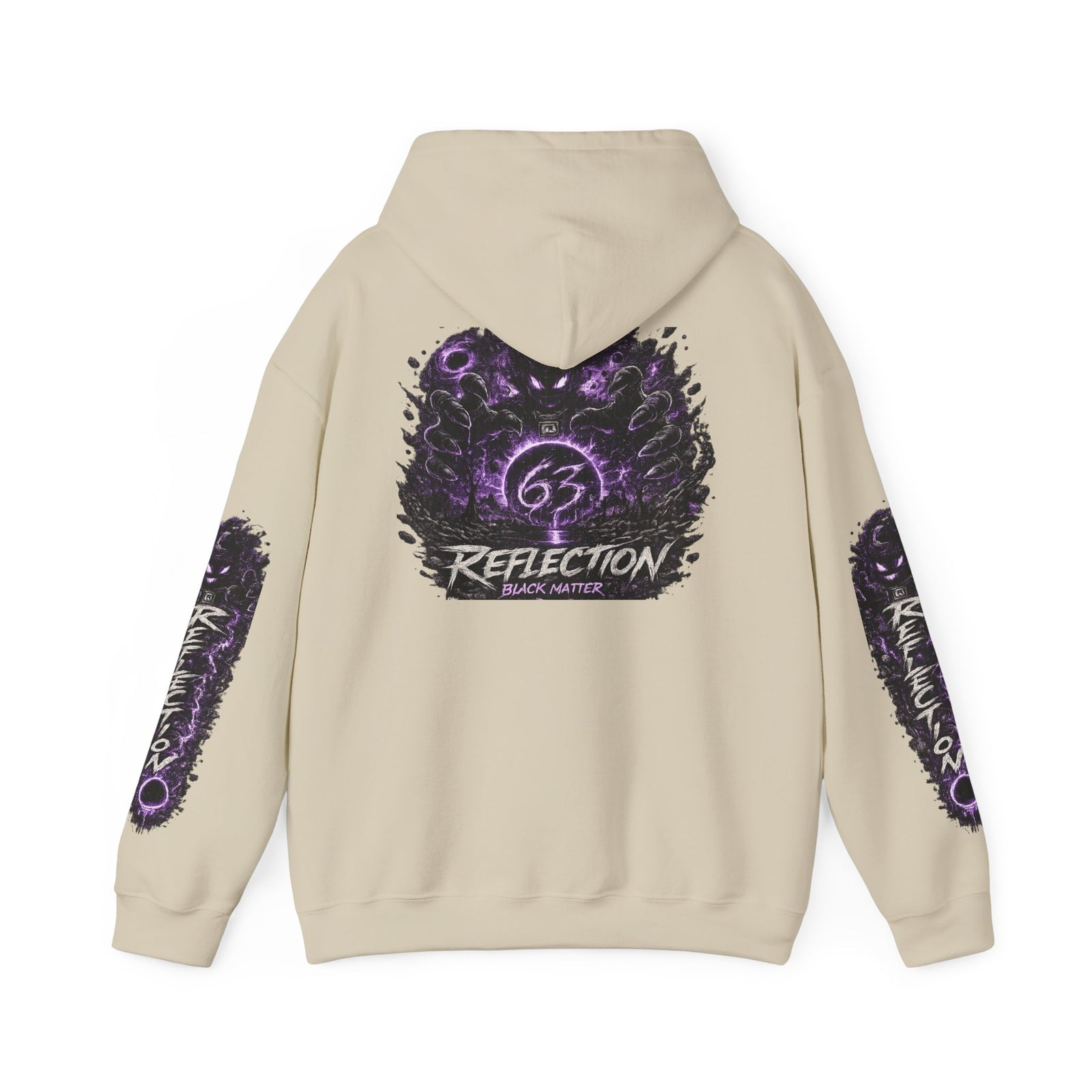Reflection 63 Black Matter Hoodie — Graphic Cosmic Pullover