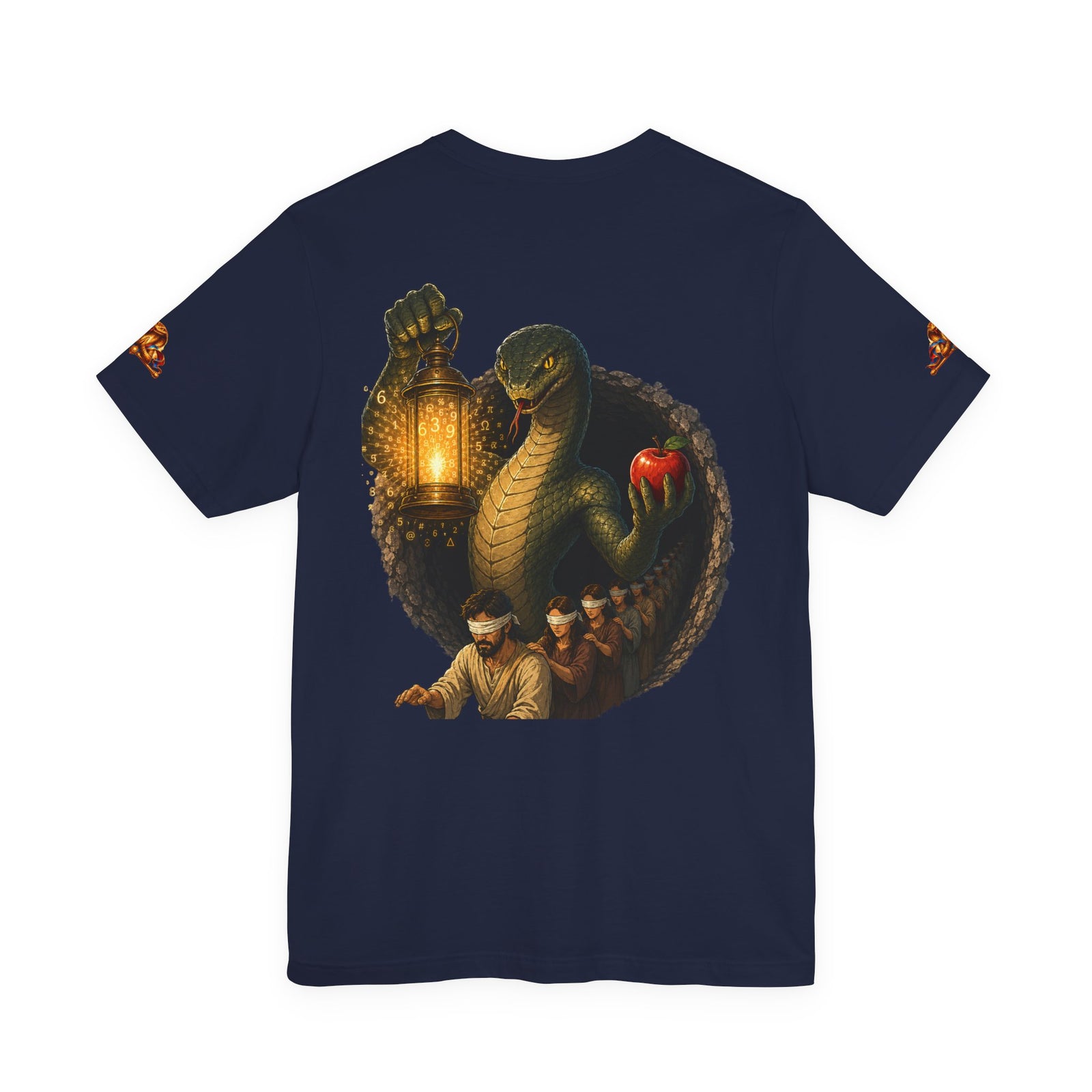 Knowledge Snake Tee — 'Knowledge: Good vs Evil' Graphic T-Shirt
