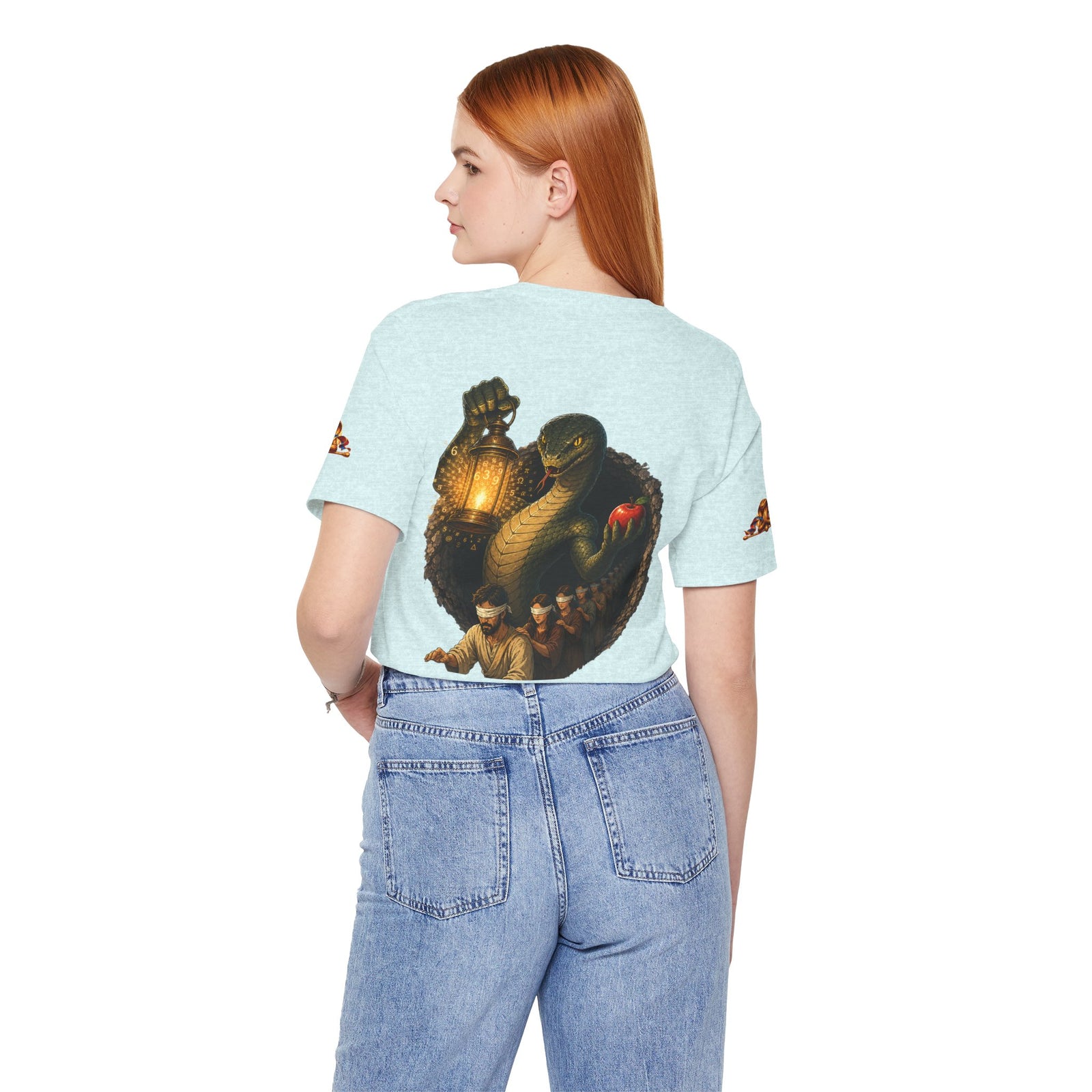 Knowledge Snake Tee — 'Knowledge: Good vs Evil' Graphic T-Shirt