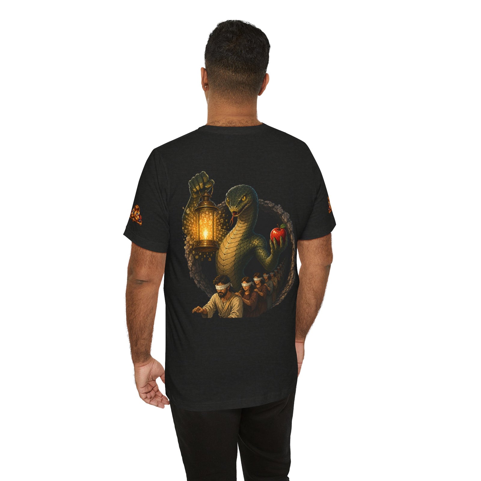 Knowledge Snake Tee — 'Knowledge: Good vs Evil' Graphic T-Shirt