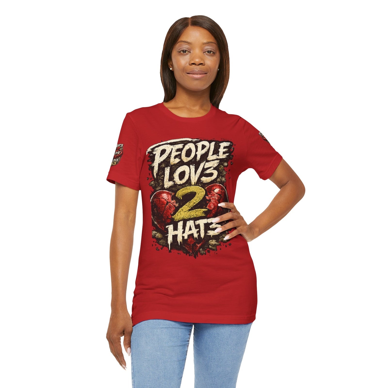 People Lov3 2 Hat3 Graphic Tee