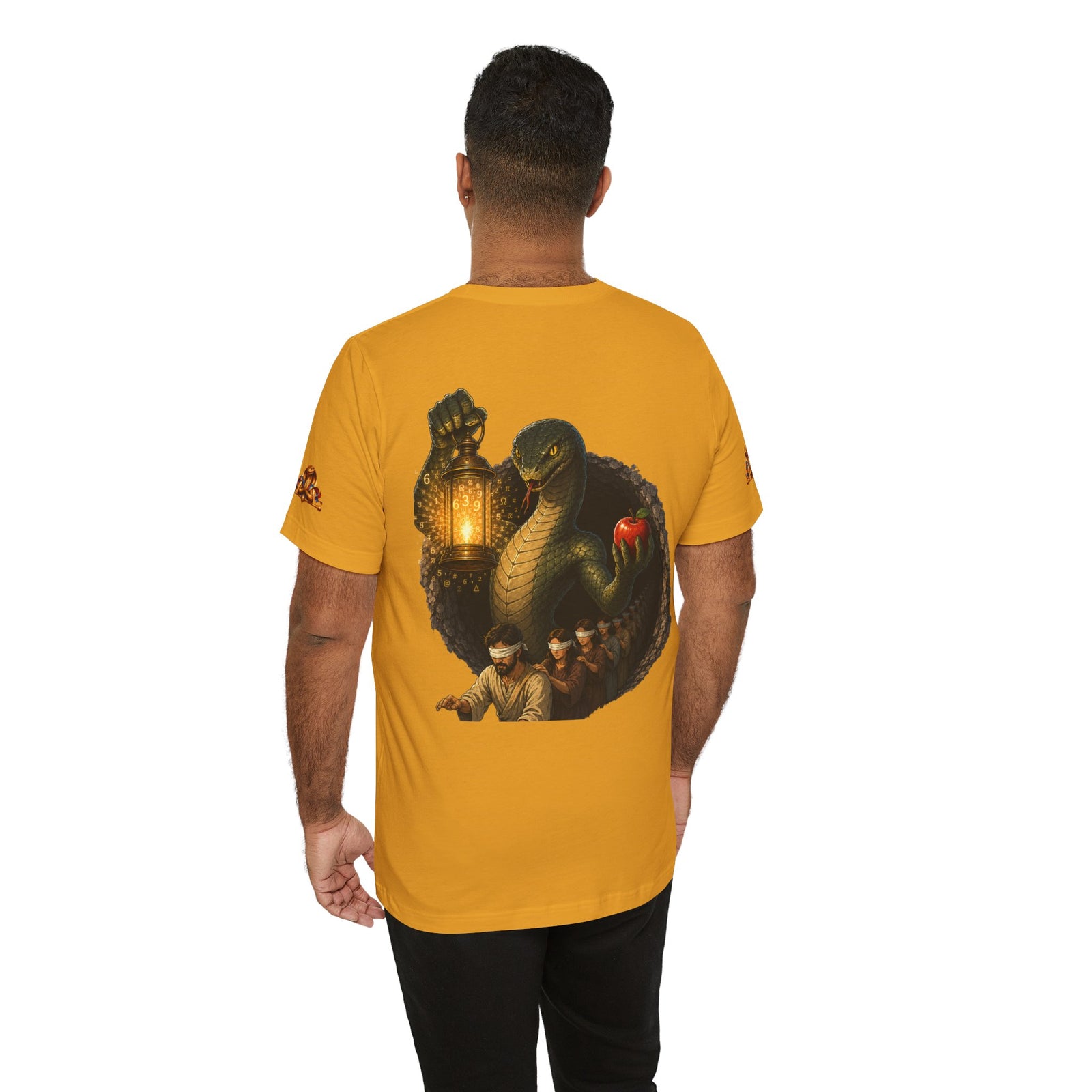 Knowledge Snake Tee — 'Knowledge: Good vs Evil' Graphic T-Shirt