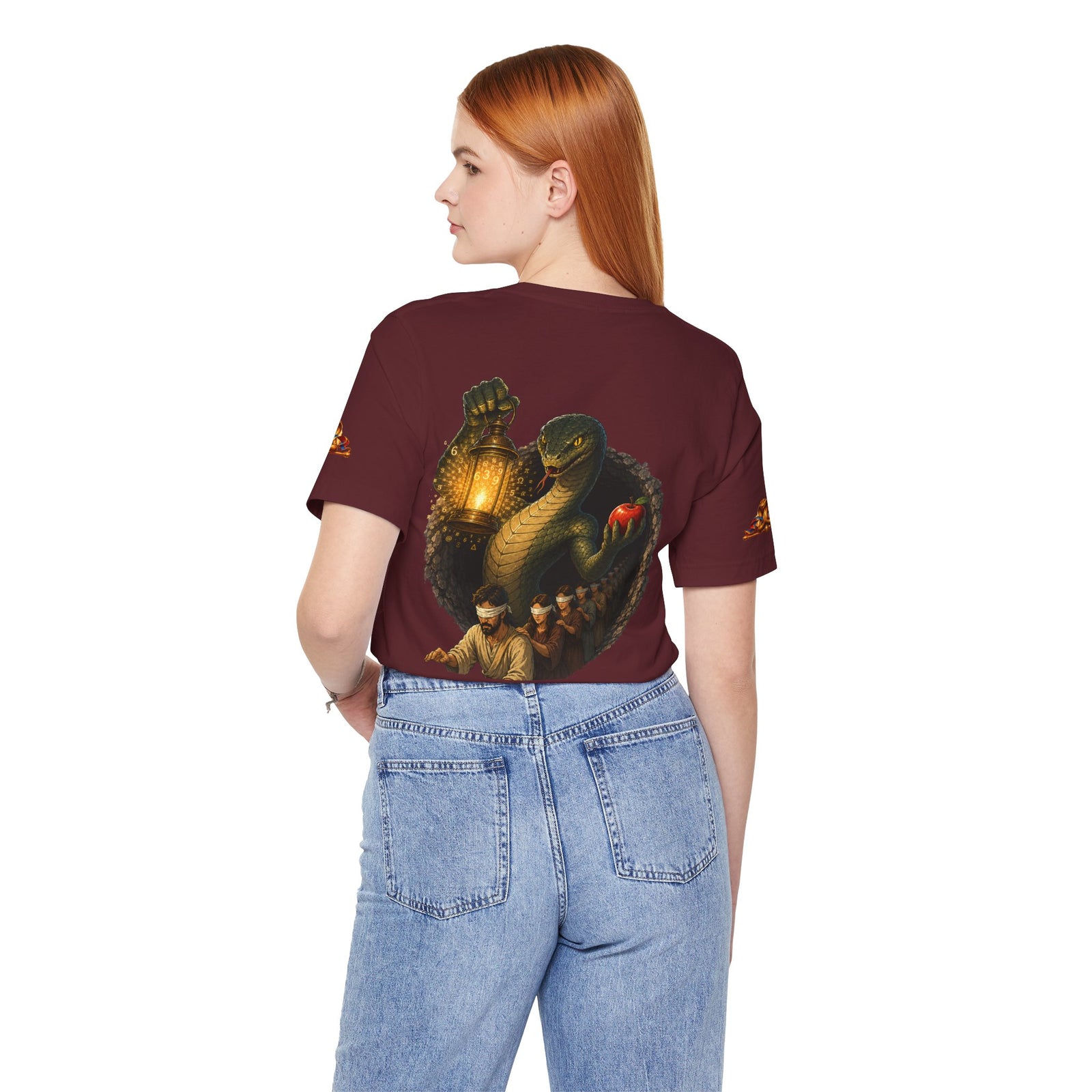 Knowledge Snake Tee — 'Knowledge: Good vs Evil' Graphic T-Shirt