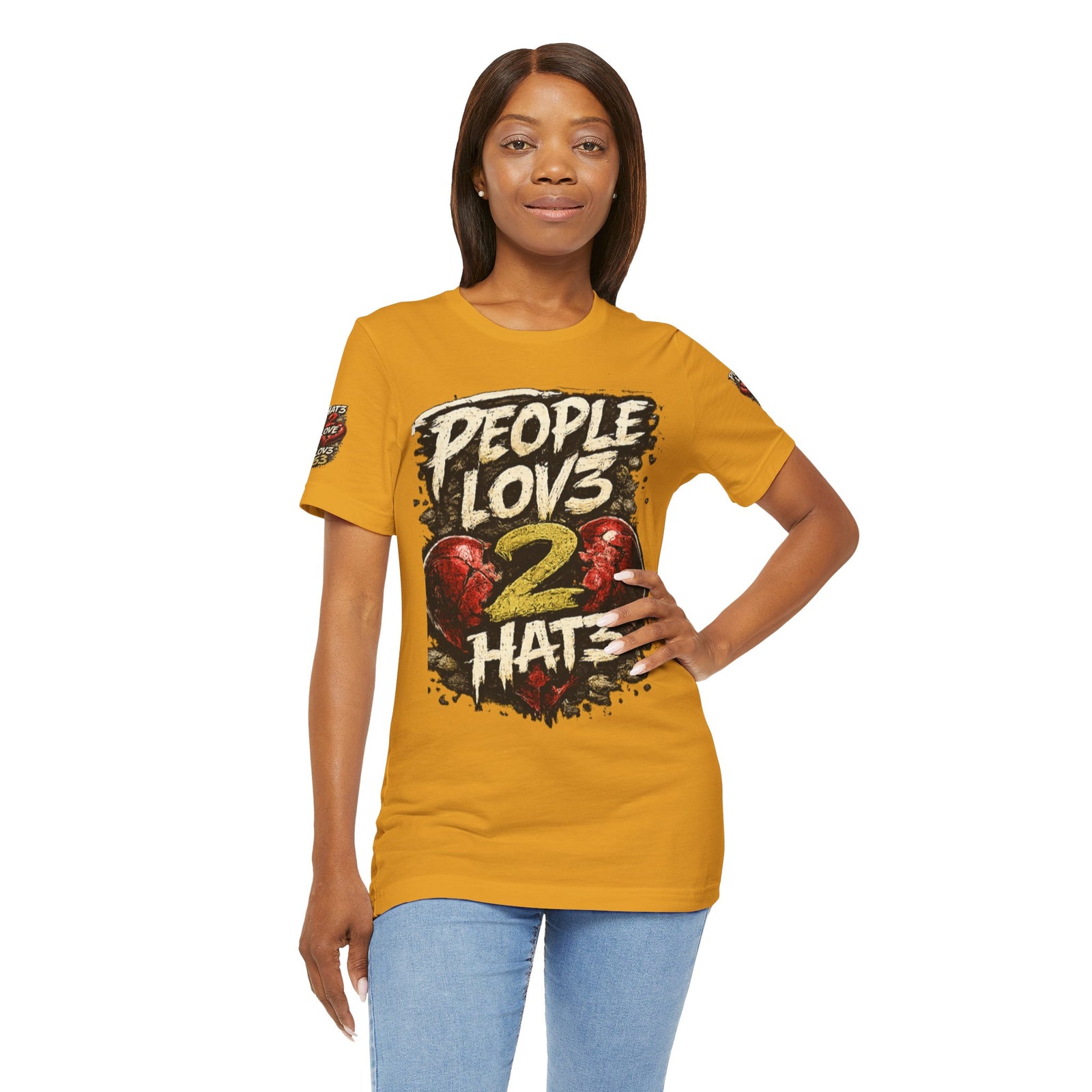 People Lov3 2 Hat3 Graphic Tee