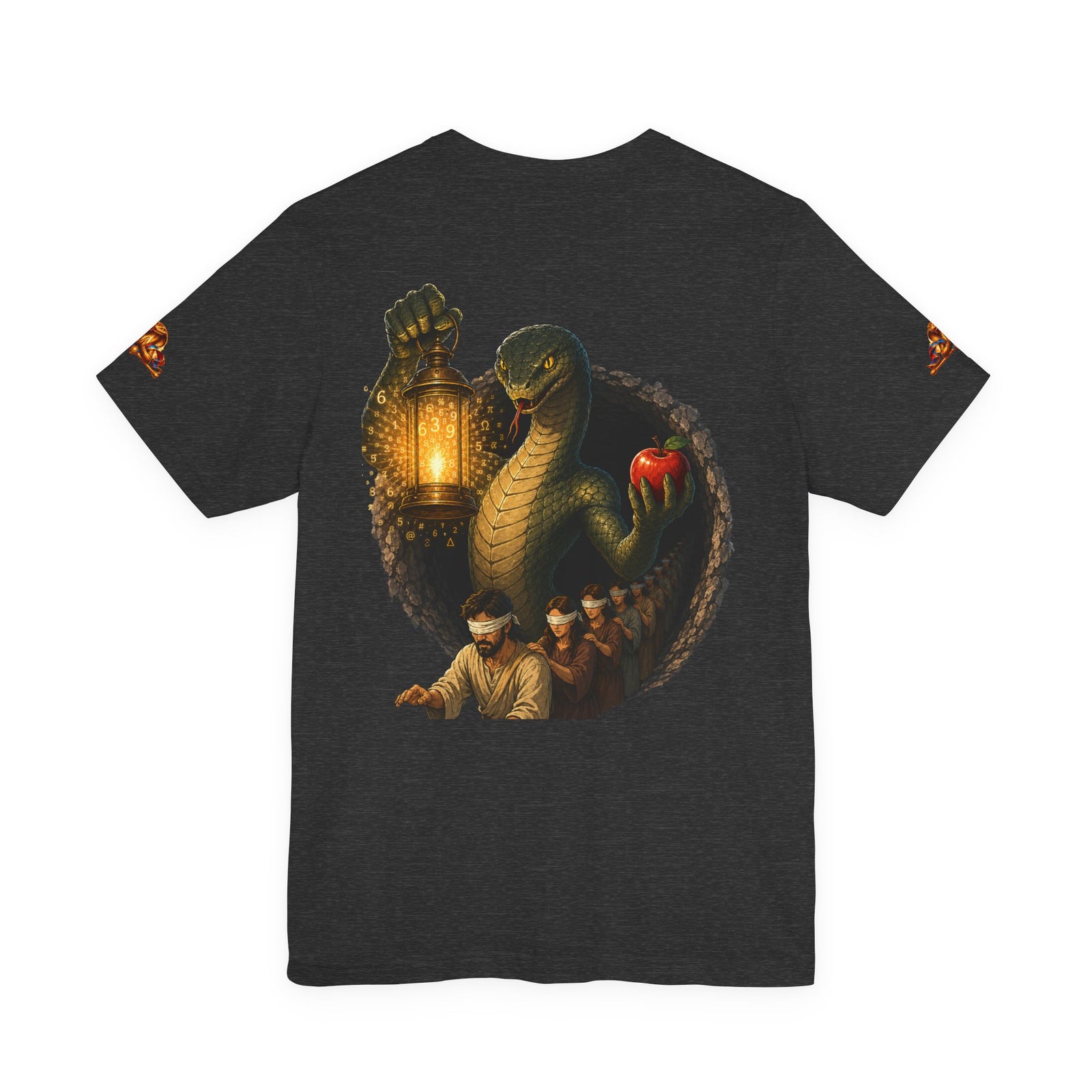 Knowledge Snake Tee — 'Knowledge: Good vs Evil' Graphic T-Shirt