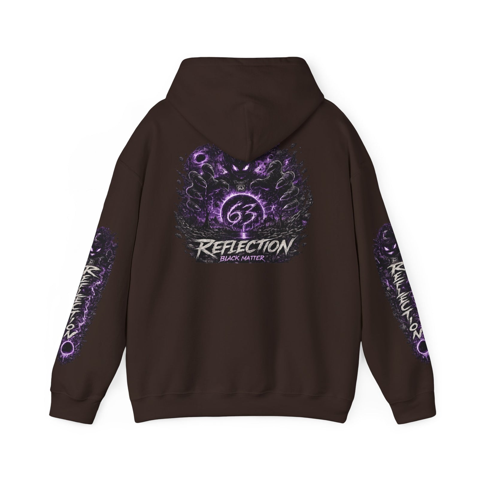 Reflection 63 Black Matter Hoodie — Graphic Cosmic Pullover