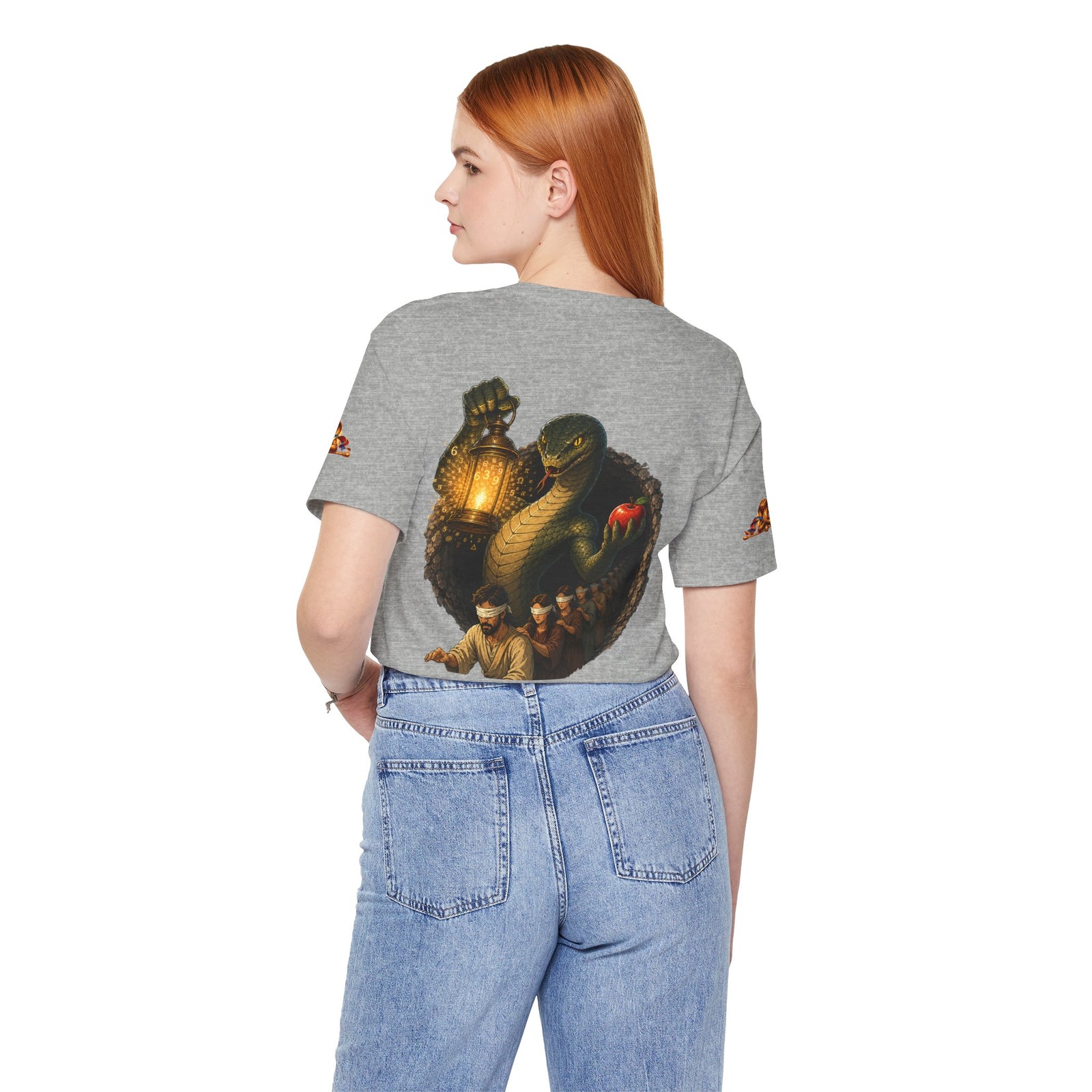 Knowledge Snake Tee — 'Knowledge: Good vs Evil' Graphic T-Shirt