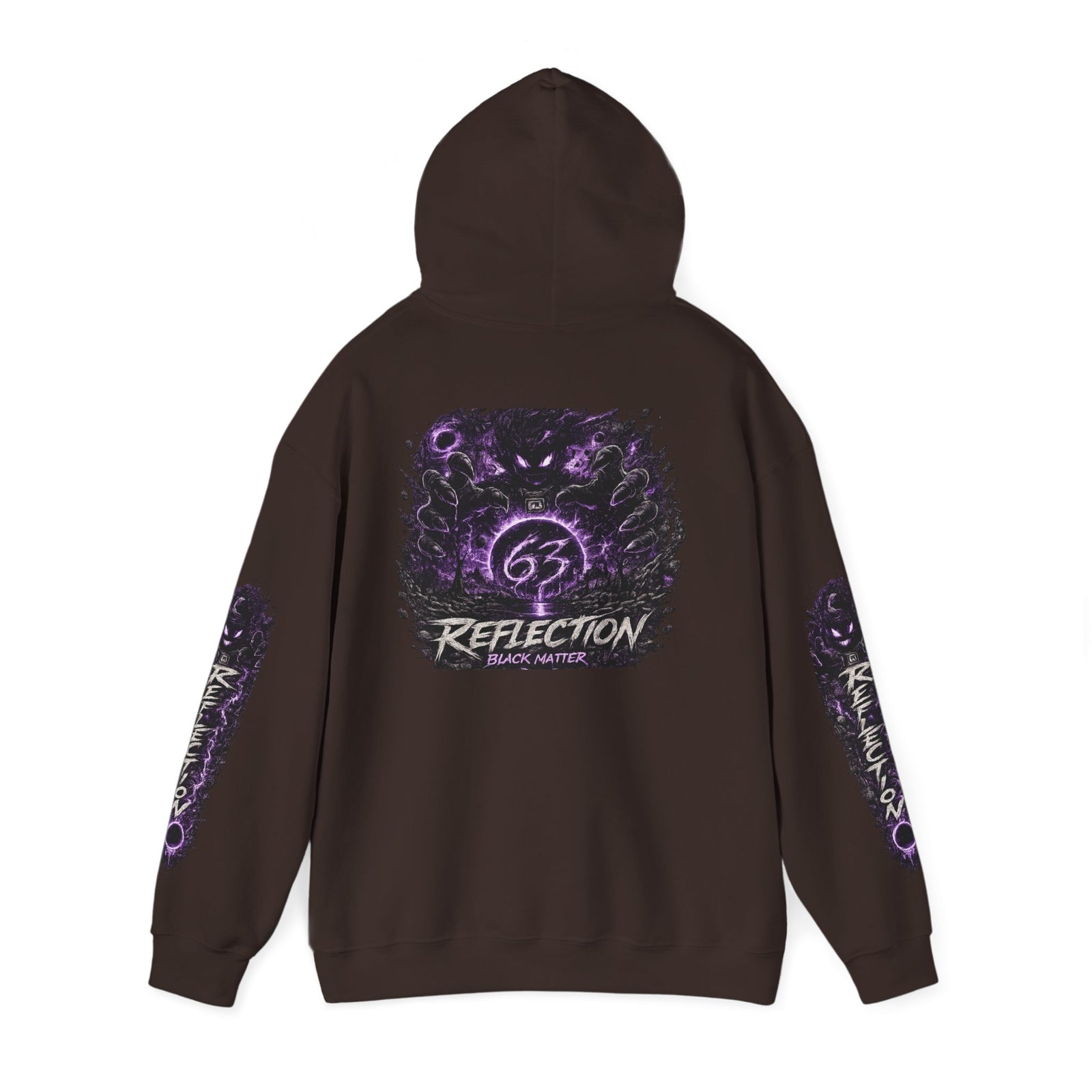 Reflection 63 Black Matter Hoodie — Graphic Cosmic Pullover