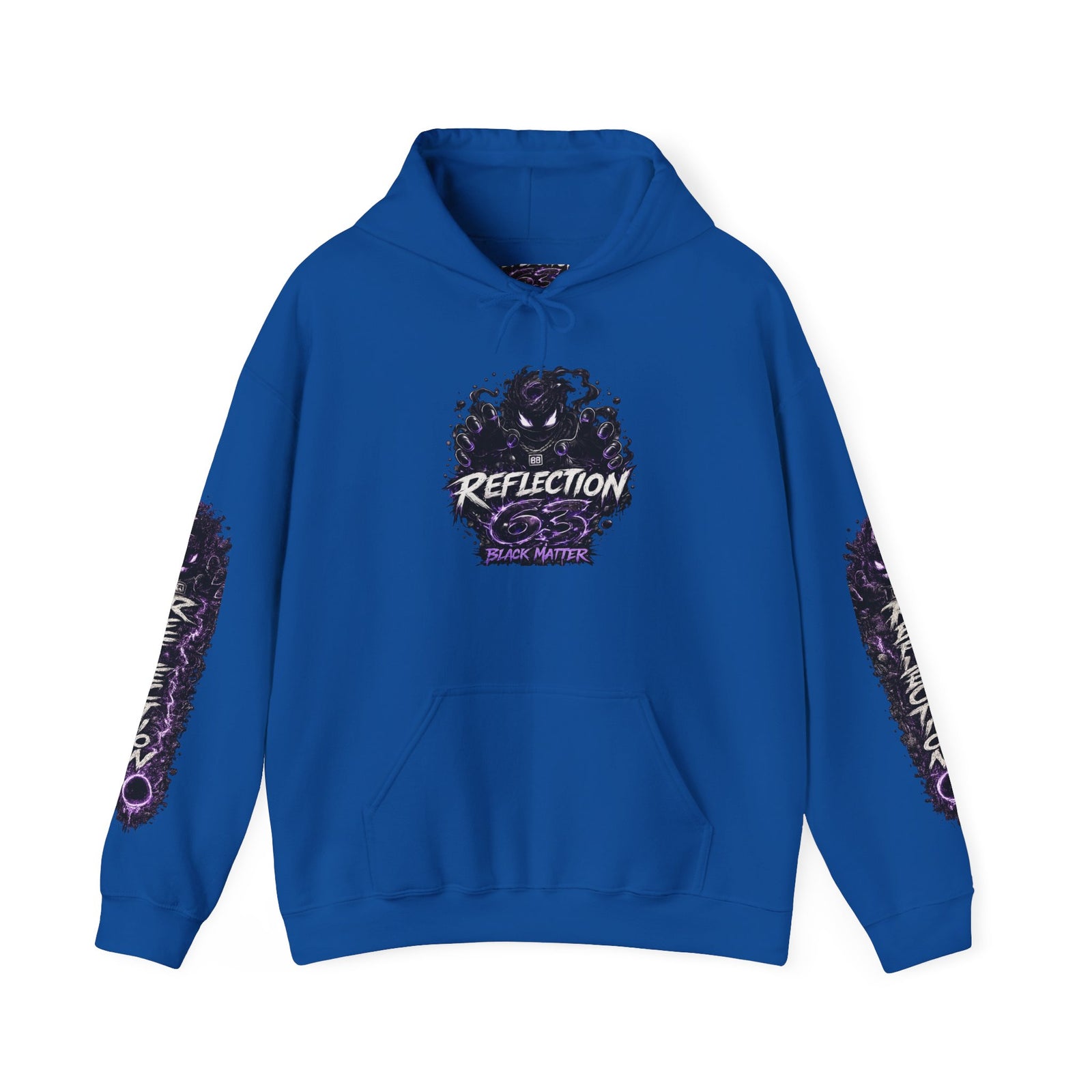Reflection 63 Black Matter Hoodie — Graphic Cosmic Pullover