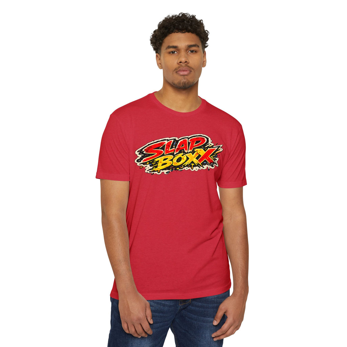 Slapboxx Graphic T-Shirt — 'Reflection 63' Retro Street Art Tee