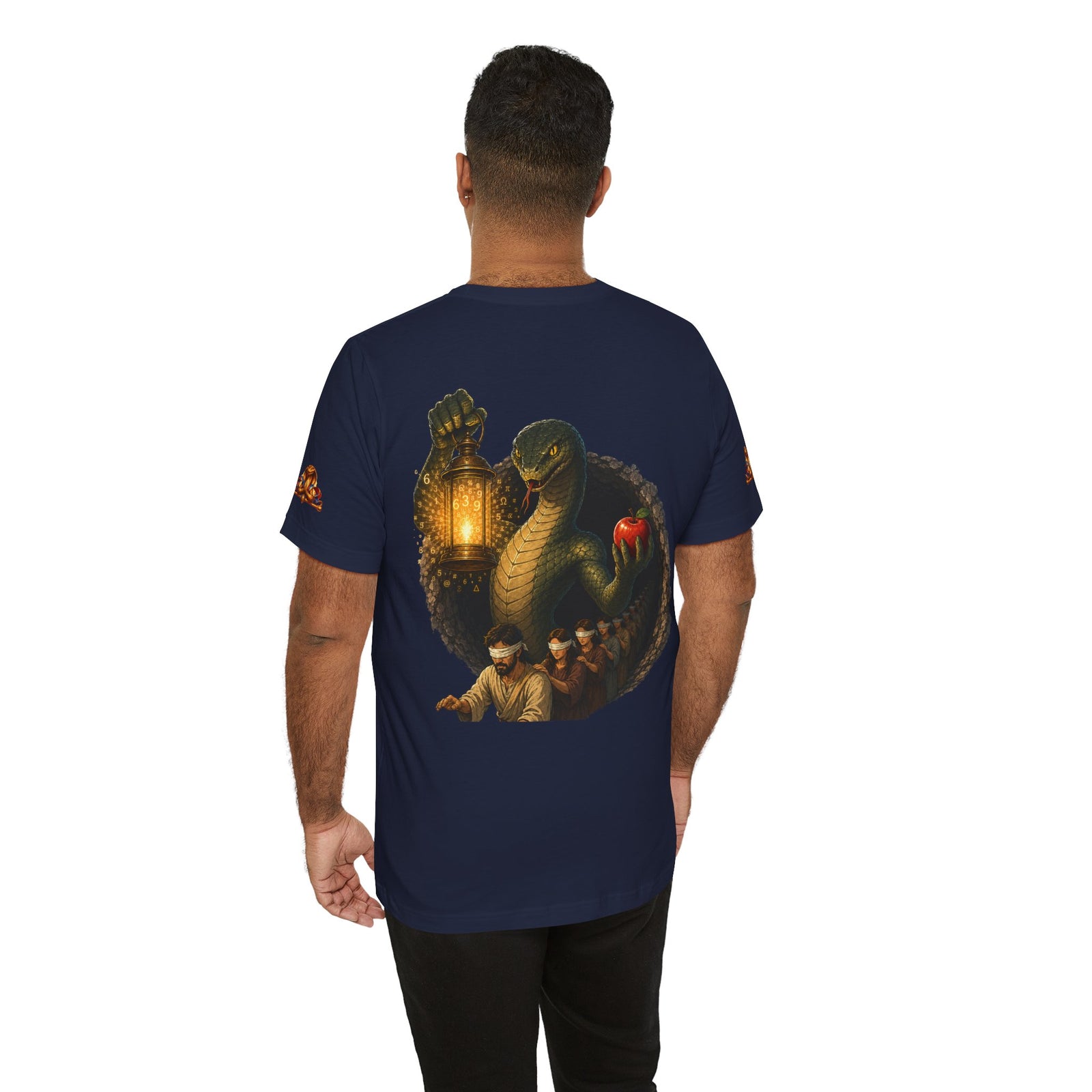 Knowledge Snake Tee — 'Knowledge: Good vs Evil' Graphic T-Shirt