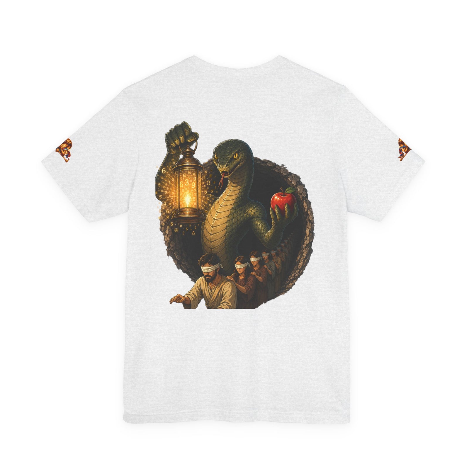 Knowledge Snake Tee — 'Knowledge: Good vs Evil' Graphic T-Shirt