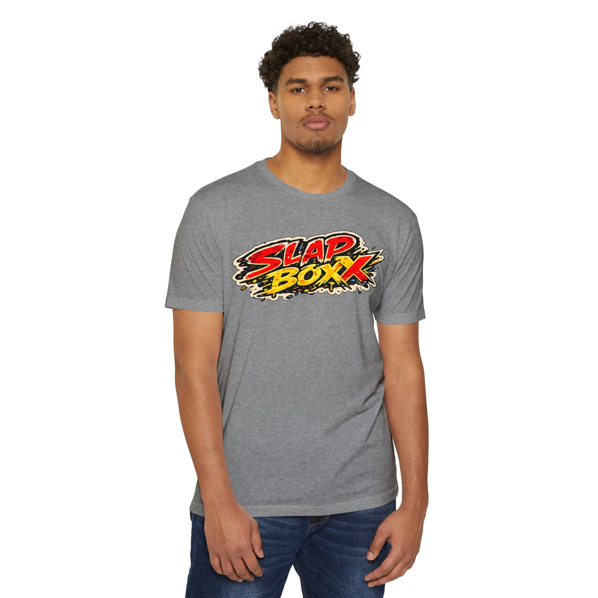 Slapboxx Graphic T-Shirt — 'Reflection 63' Retro Street Art Tee