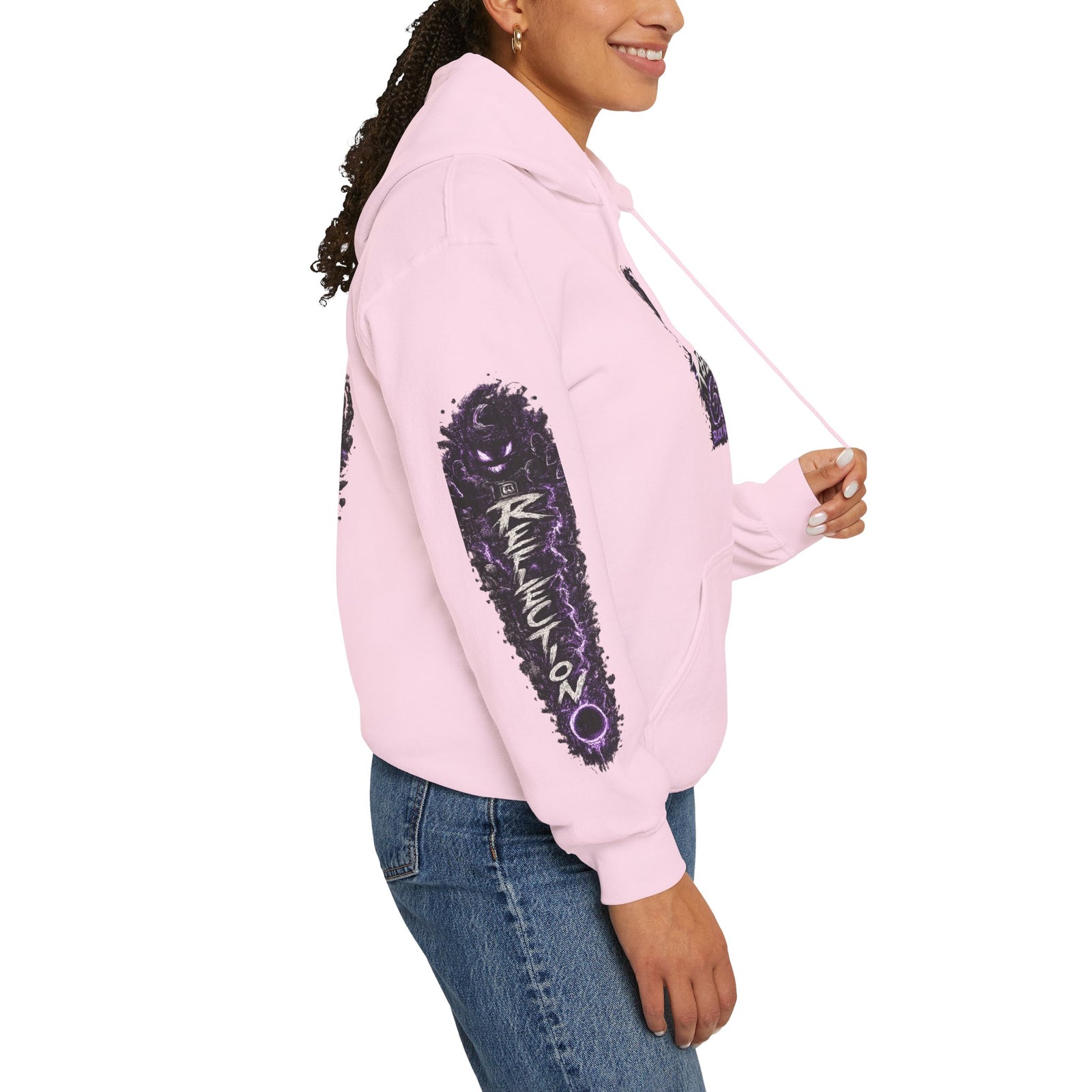 Reflection 63 Black Matter Hoodie — Graphic Cosmic Pullover