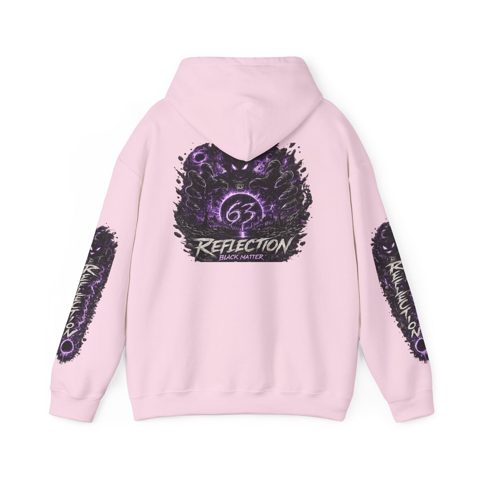 Reflection 63 Black Matter Hoodie — Graphic Cosmic Pullover