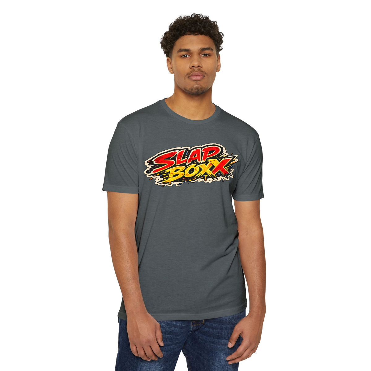 Slapboxx Graphic T-Shirt — 'Reflection 63' Retro Street Art Tee