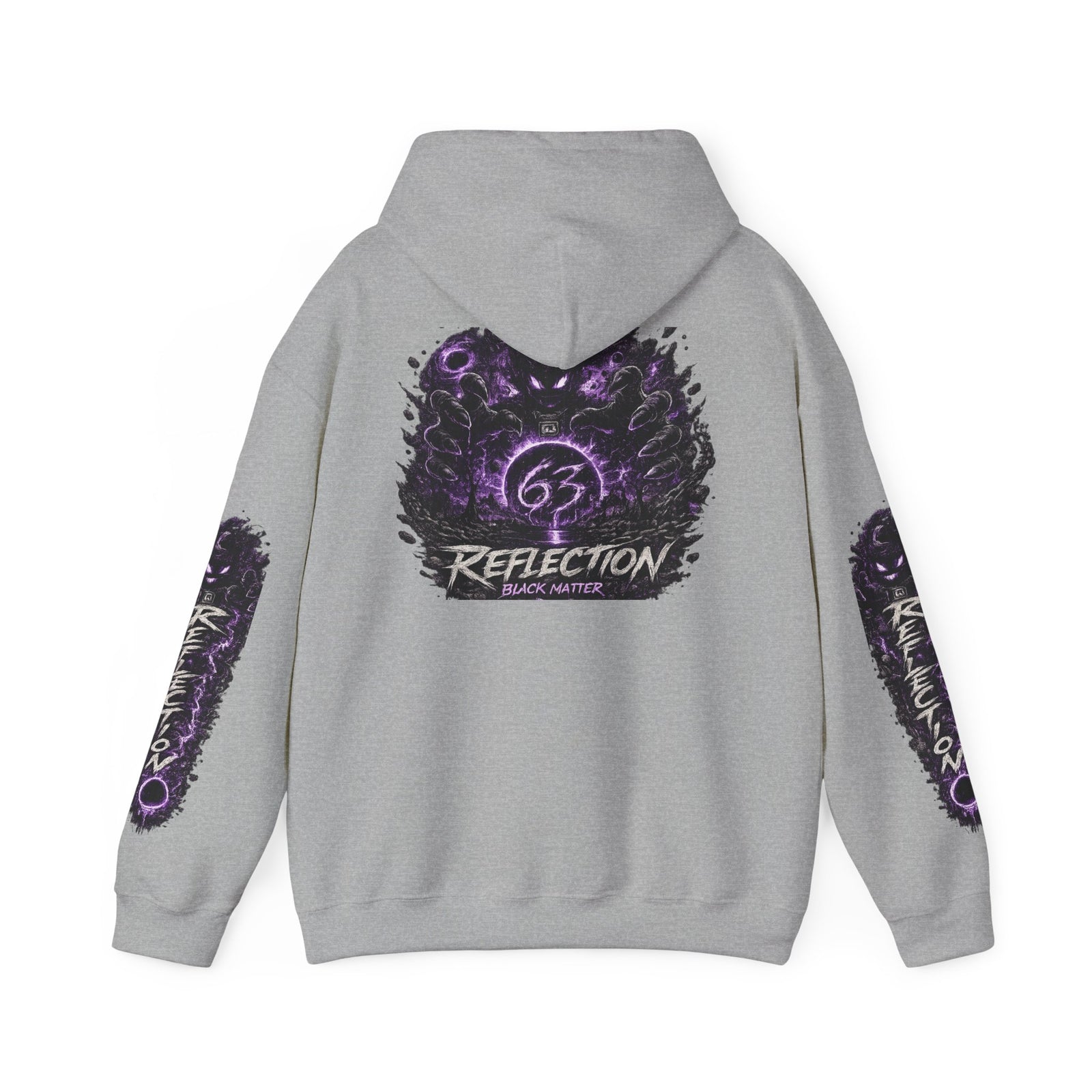 Reflection 63 Black Matter Hoodie — Graphic Cosmic Pullover