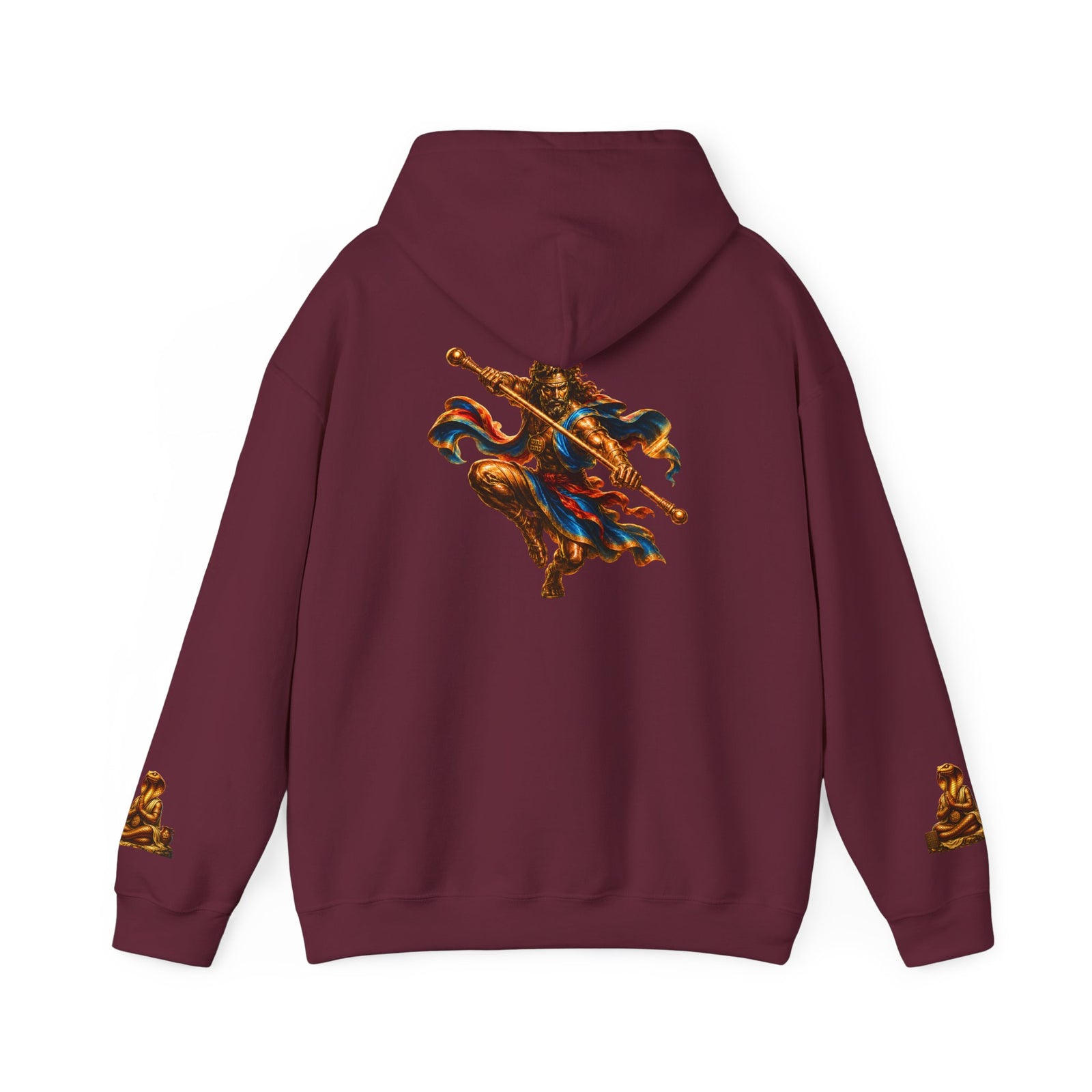 Viking Warrior Hoodie — Norse God Battle Art Pullover