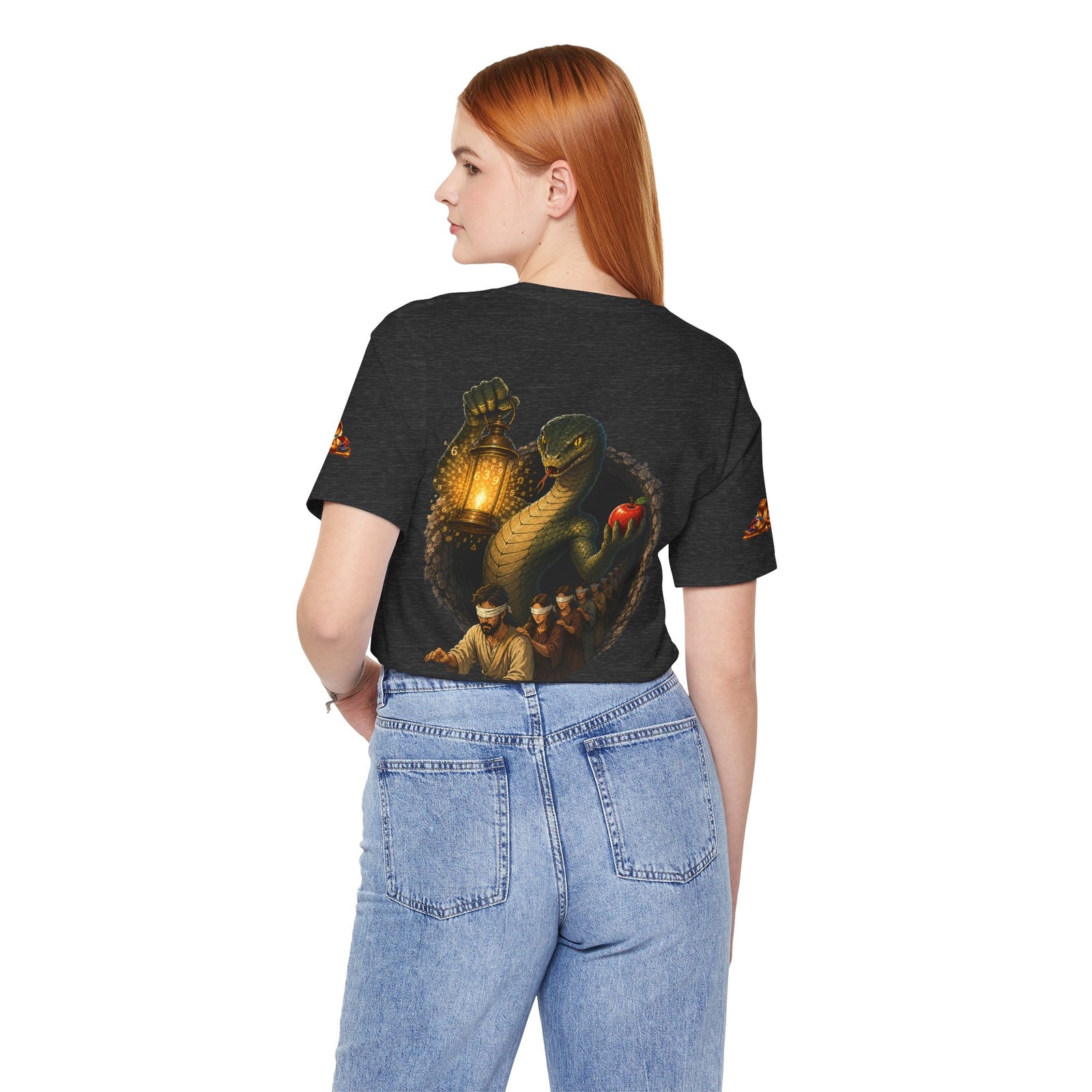 Knowledge Snake Tee — 'Knowledge: Good vs Evil' Graphic T-Shirt
