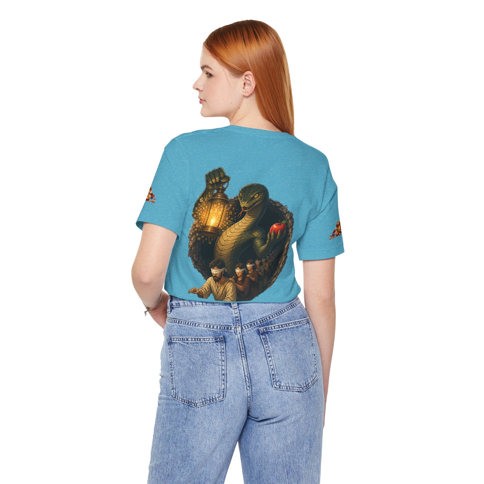 Knowledge Snake Tee — 'Knowledge: Good vs Evil' Graphic T-Shirt