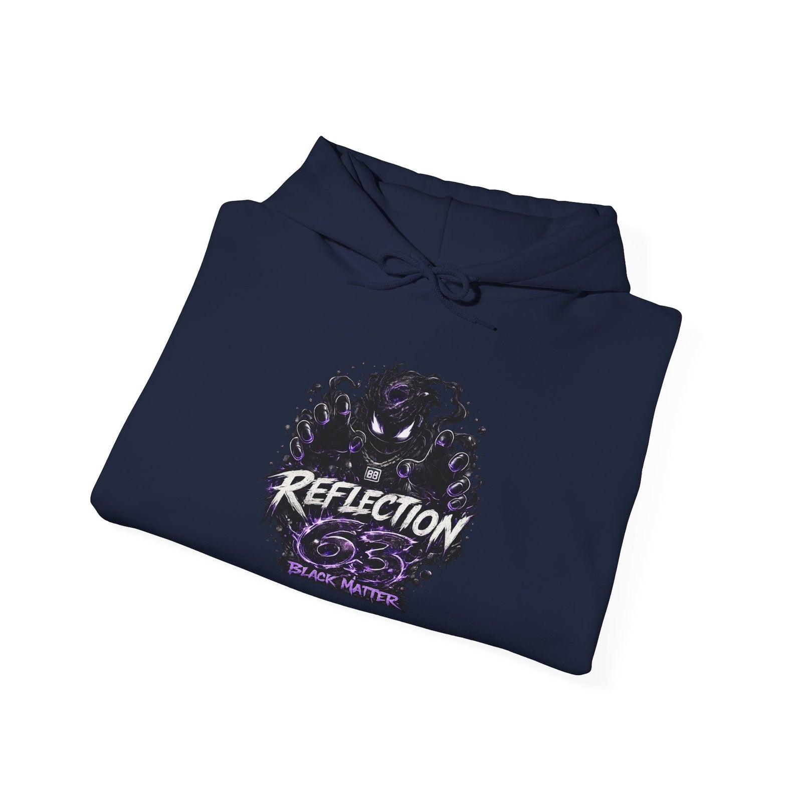 Reflection 63 Black Matter Hoodie — Graphic Cosmic Pullover