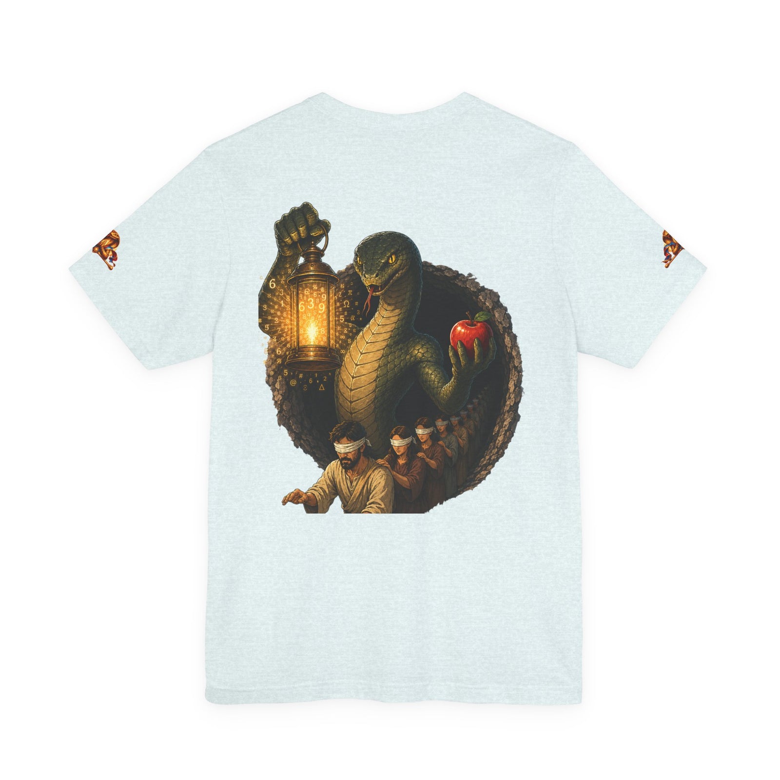 Knowledge Snake Tee — 'Knowledge: Good vs Evil' Graphic T-Shirt