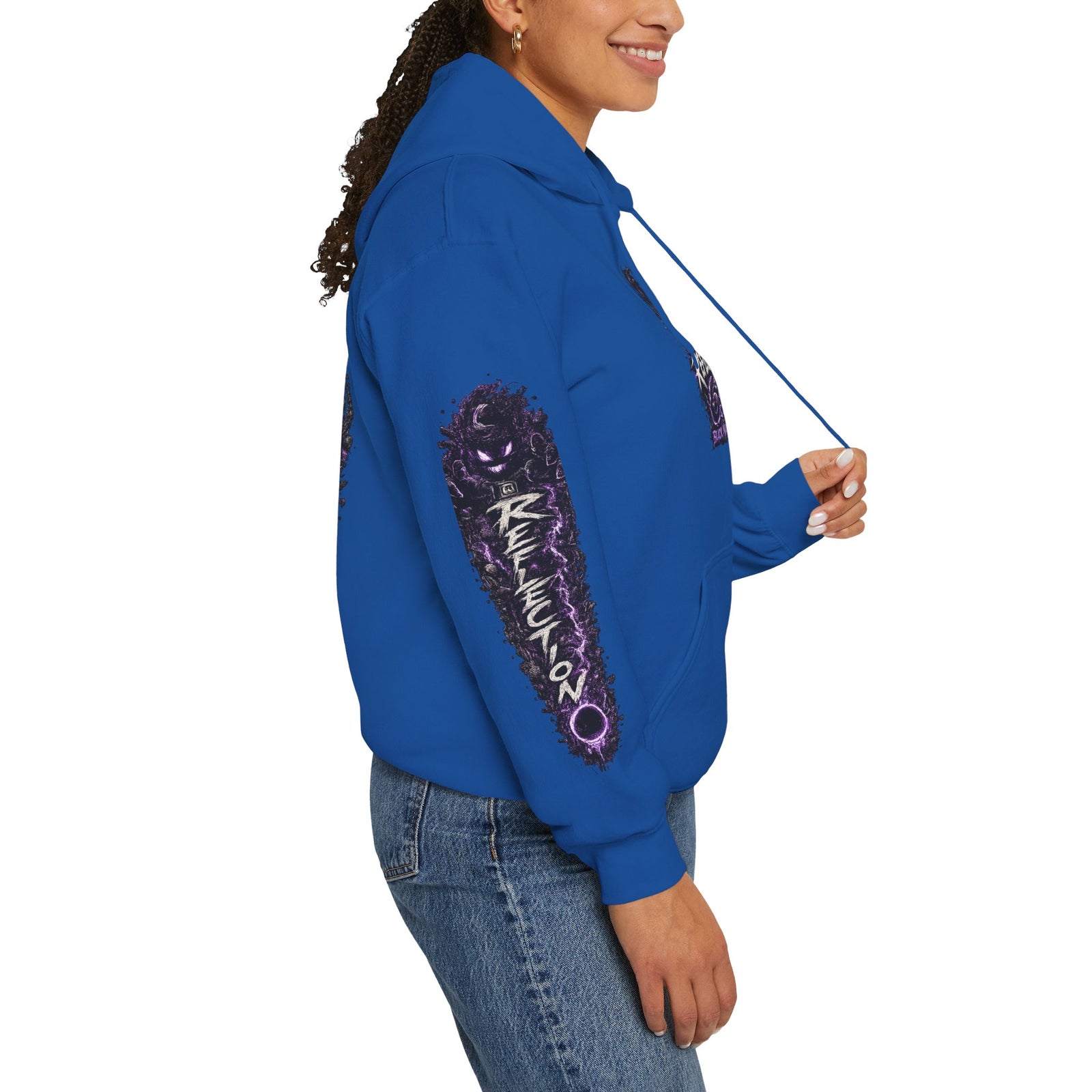 Reflection 63 Black Matter Hoodie — Graphic Cosmic Pullover