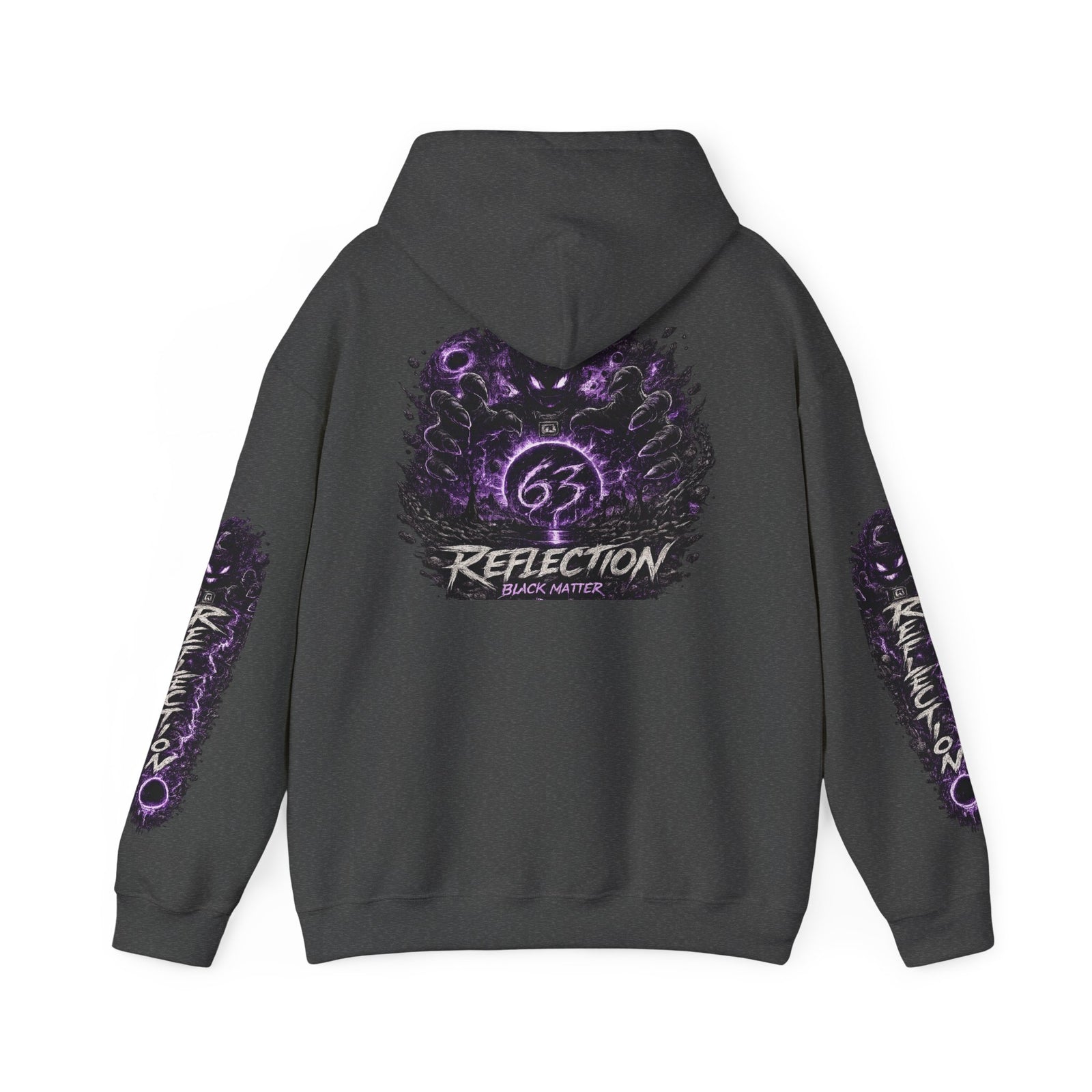 Reflection 63 Black Matter Hoodie — Graphic Cosmic Pullover