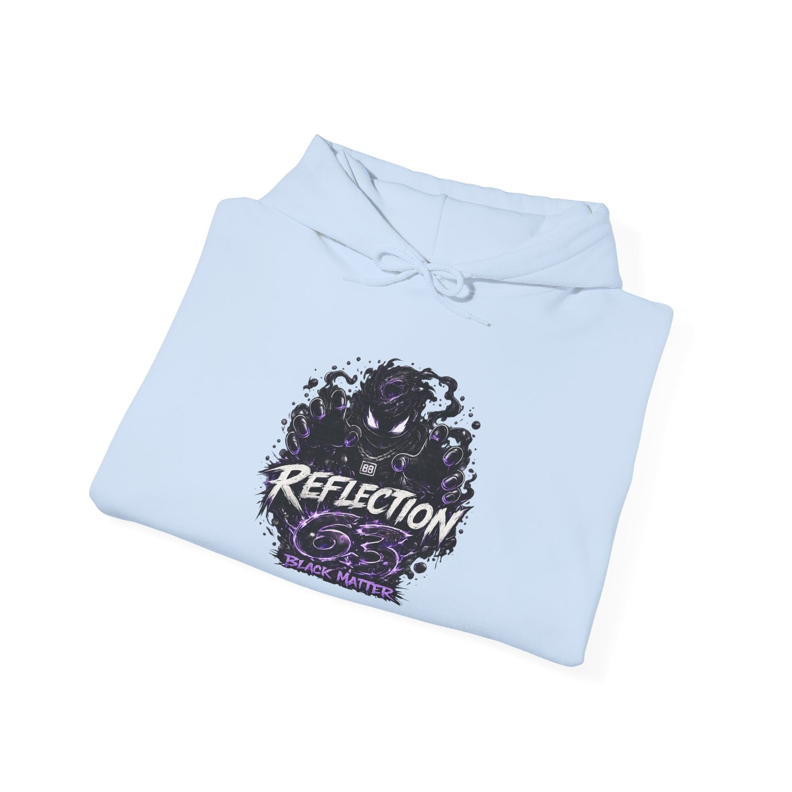 Reflection 63 Black Matter Hoodie — Graphic Cosmic Pullover
