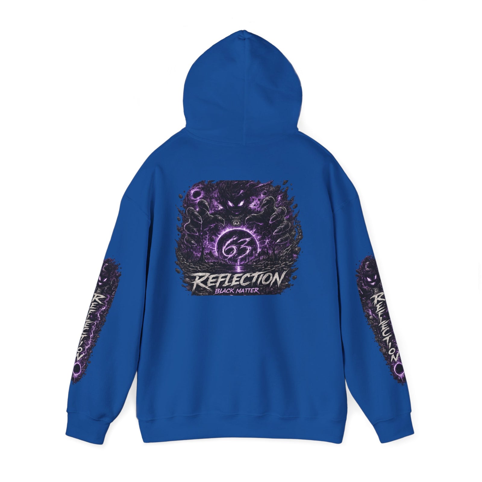 Reflection 63 Black Matter Hoodie — Graphic Cosmic Pullover
