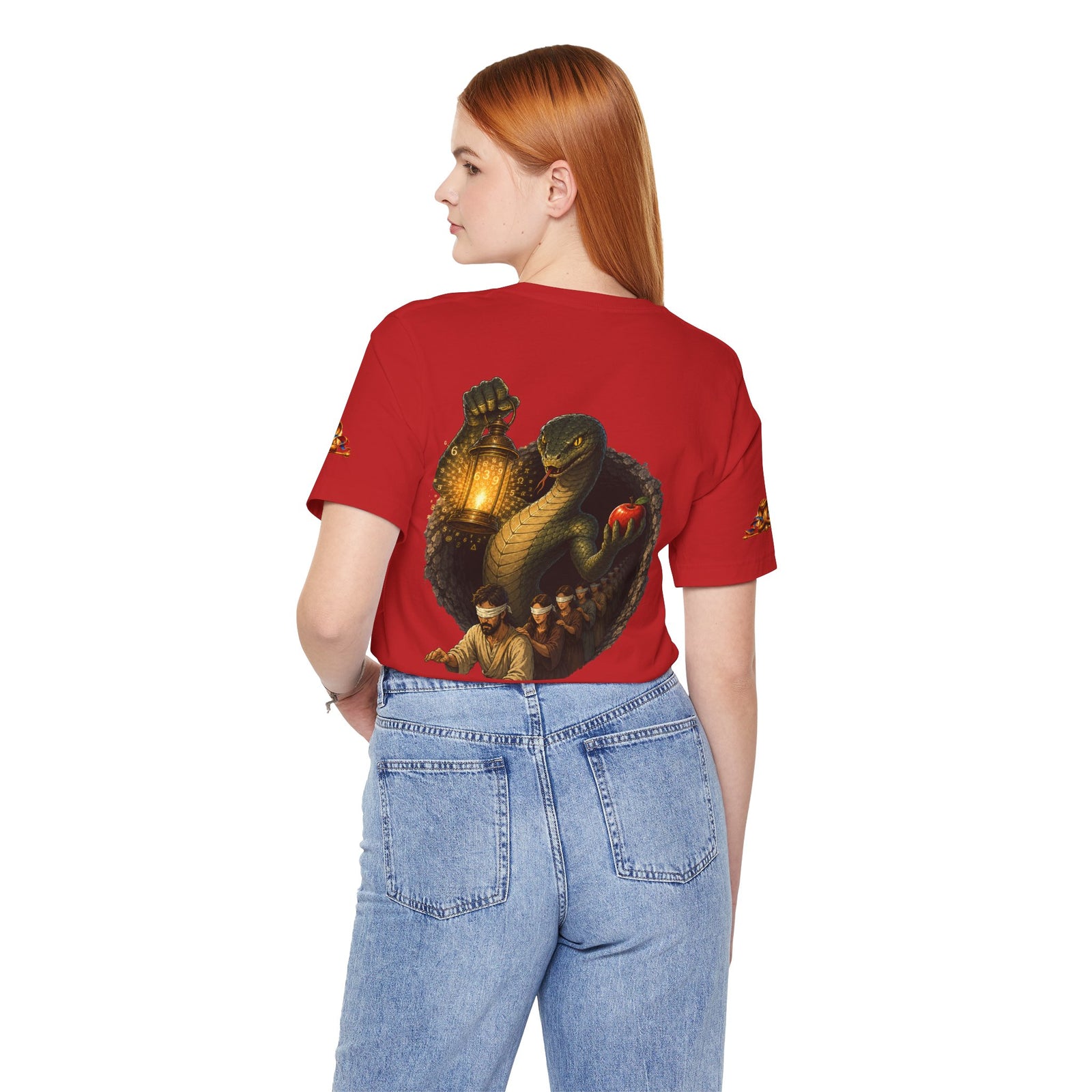 Knowledge Snake Tee — 'Knowledge: Good vs Evil' Graphic T-Shirt