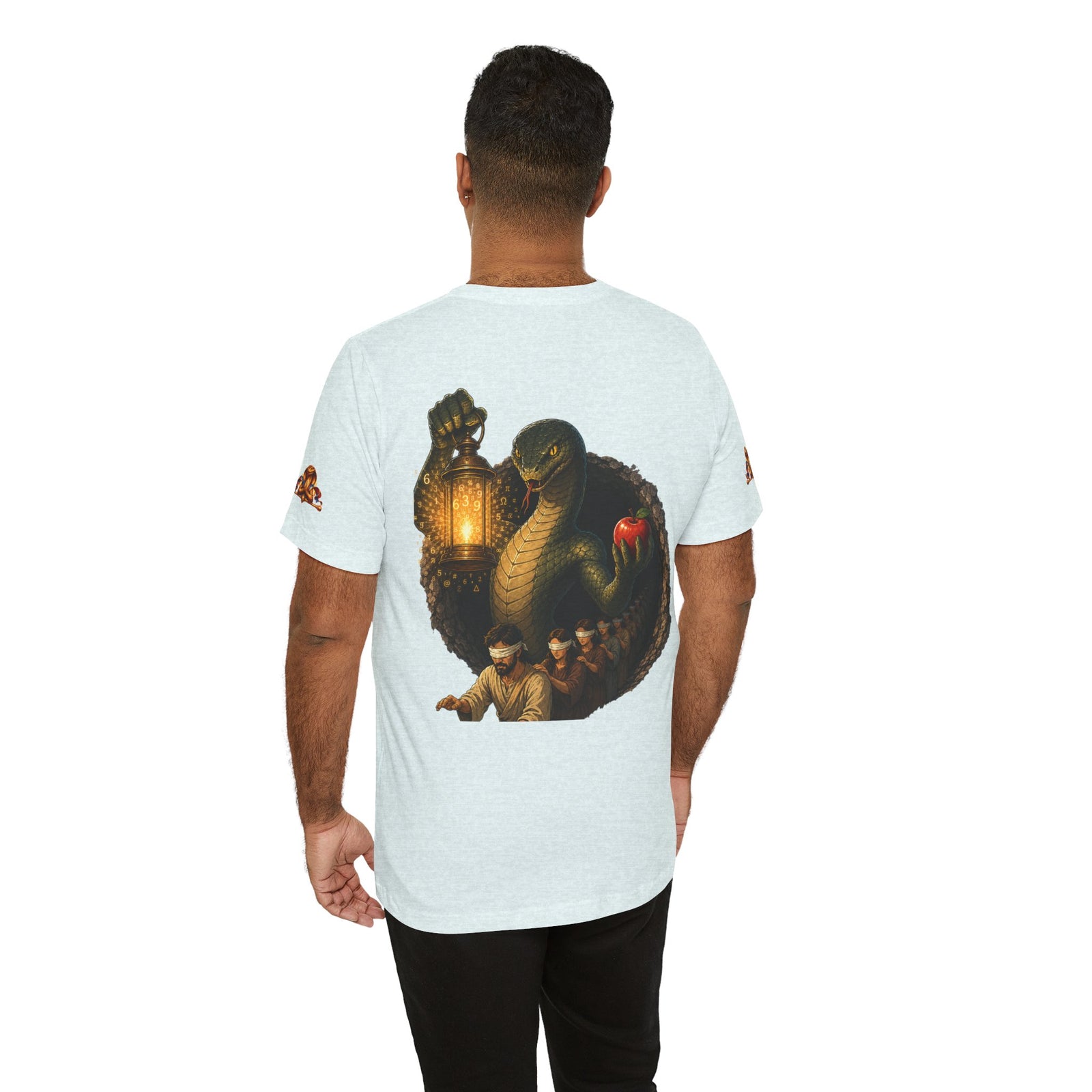 Knowledge Snake Tee — 'Knowledge: Good vs Evil' Graphic T-Shirt