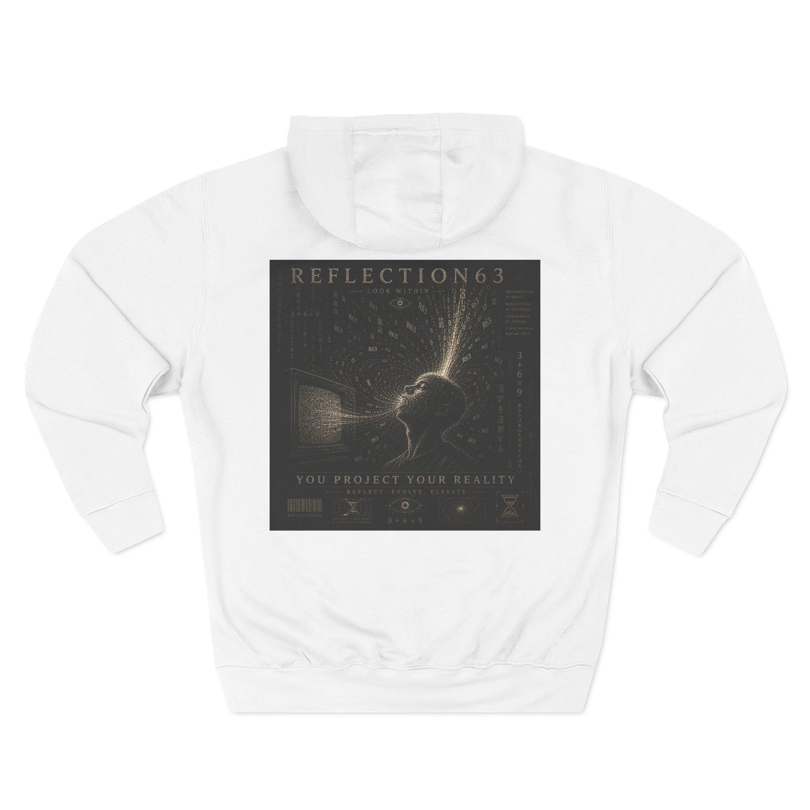 Reflection63 Album Art Hoodie — 'Reflection63: You Project Your Reality' Pullover