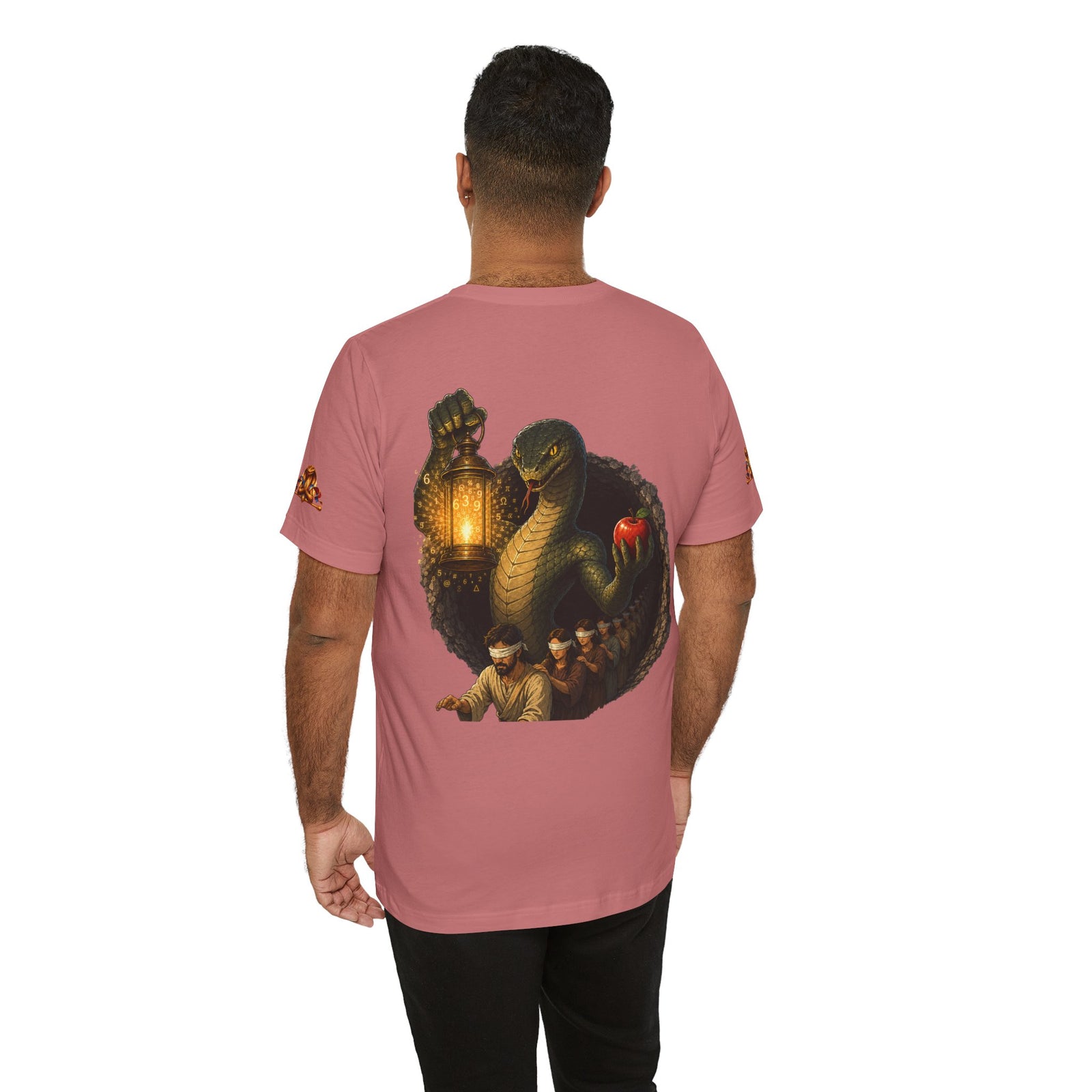 Knowledge Snake Tee — 'Knowledge: Good vs Evil' Graphic T-Shirt