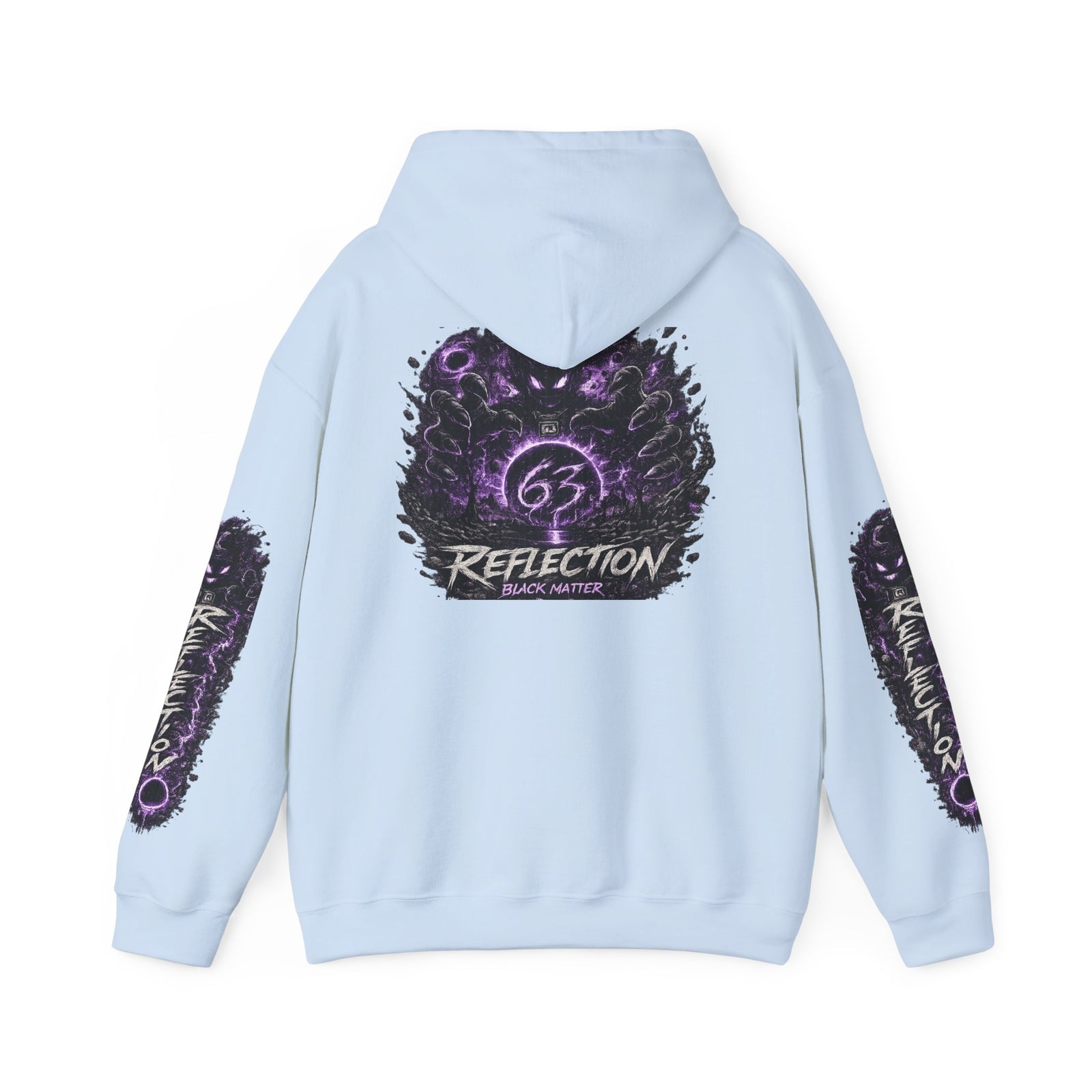 Reflection 63 Black Matter Hoodie — Graphic Cosmic Pullover