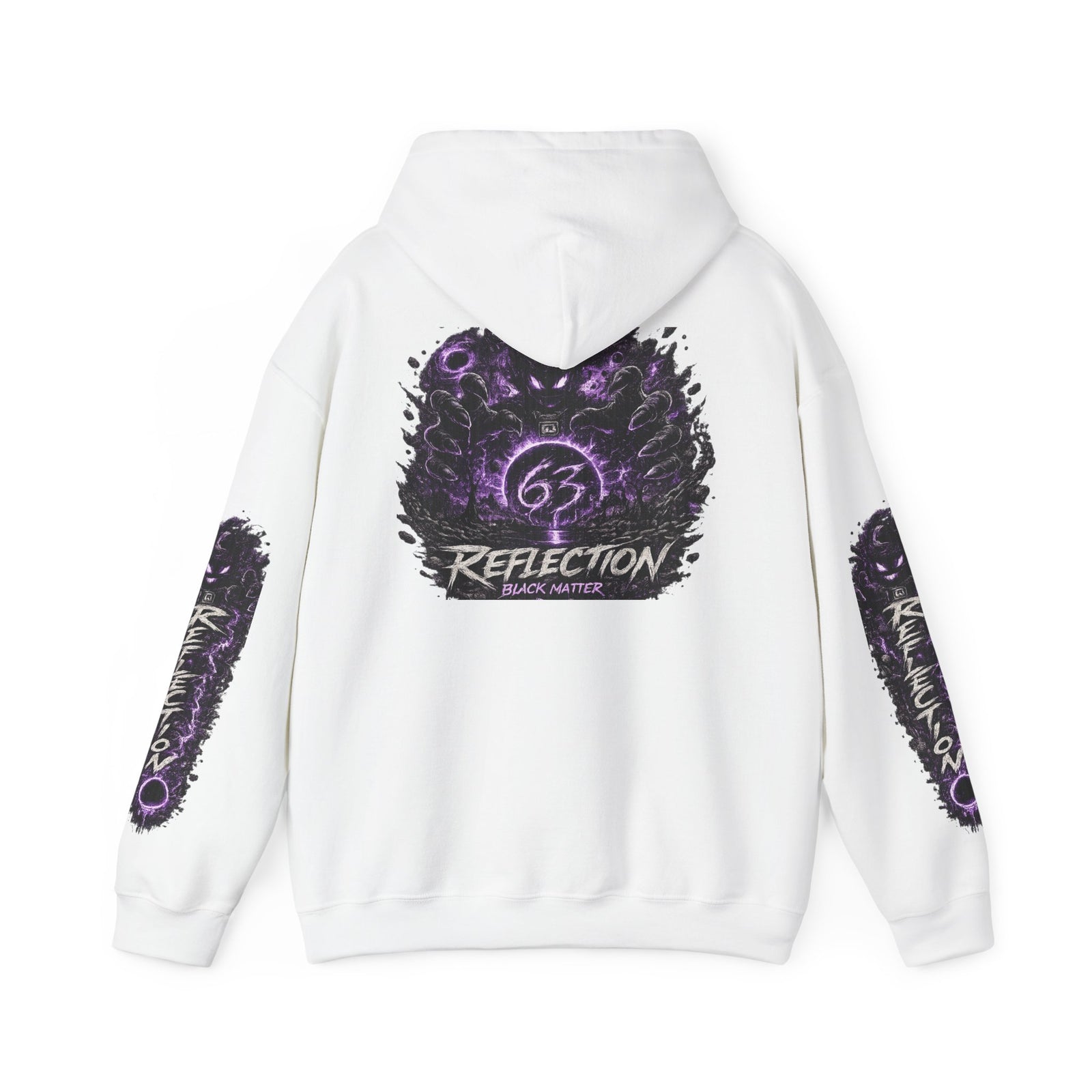 Reflection 63 Black Matter Hoodie — Graphic Cosmic Pullover
