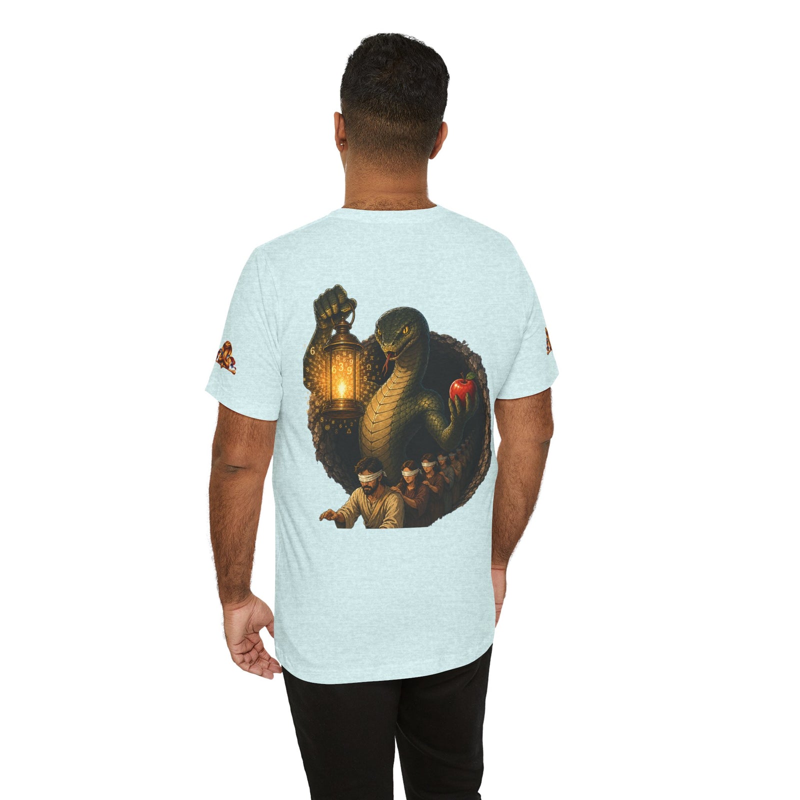 Knowledge Snake Tee — 'Knowledge: Good vs Evil' Graphic T-Shirt
