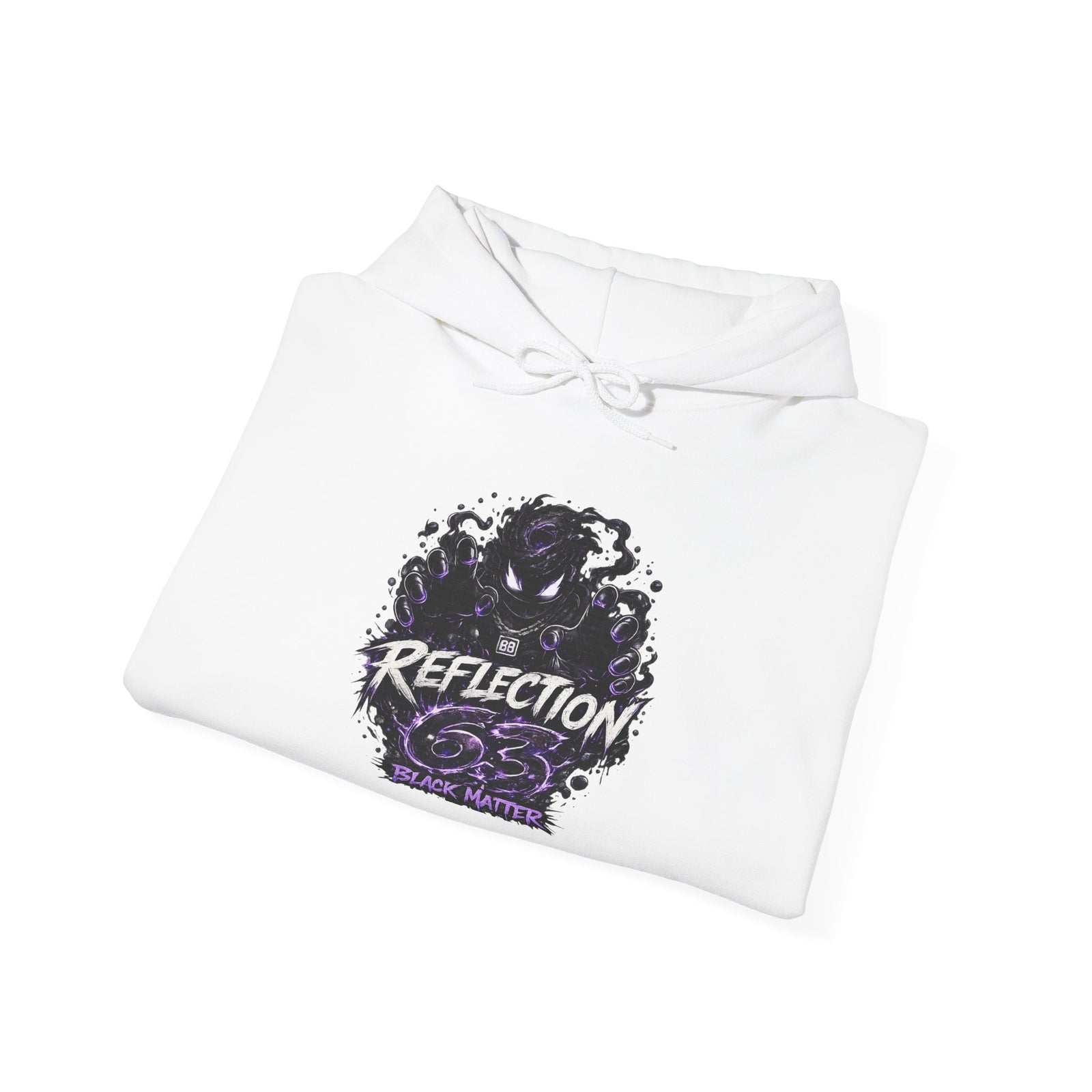Reflection 63 Black Matter Hoodie — Graphic Cosmic Pullover